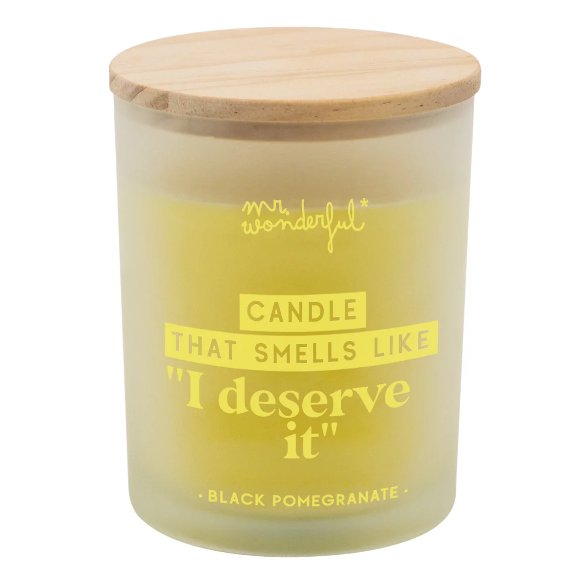 Vela perfumada - Candle that smells like "I deserve it"