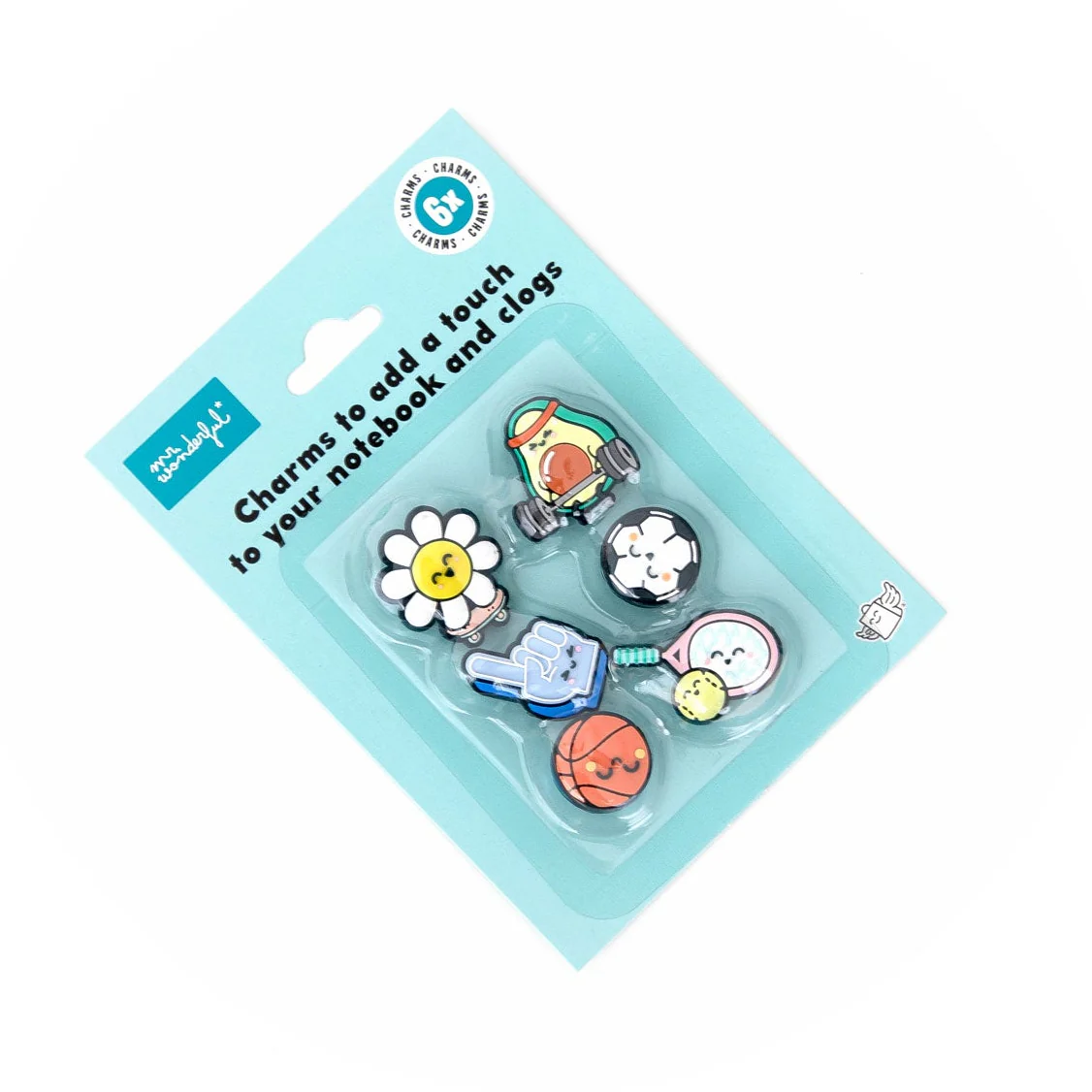 Charms - Margarita, dedo, aguacate, baloncesto, fútbol y tenis - Image 4