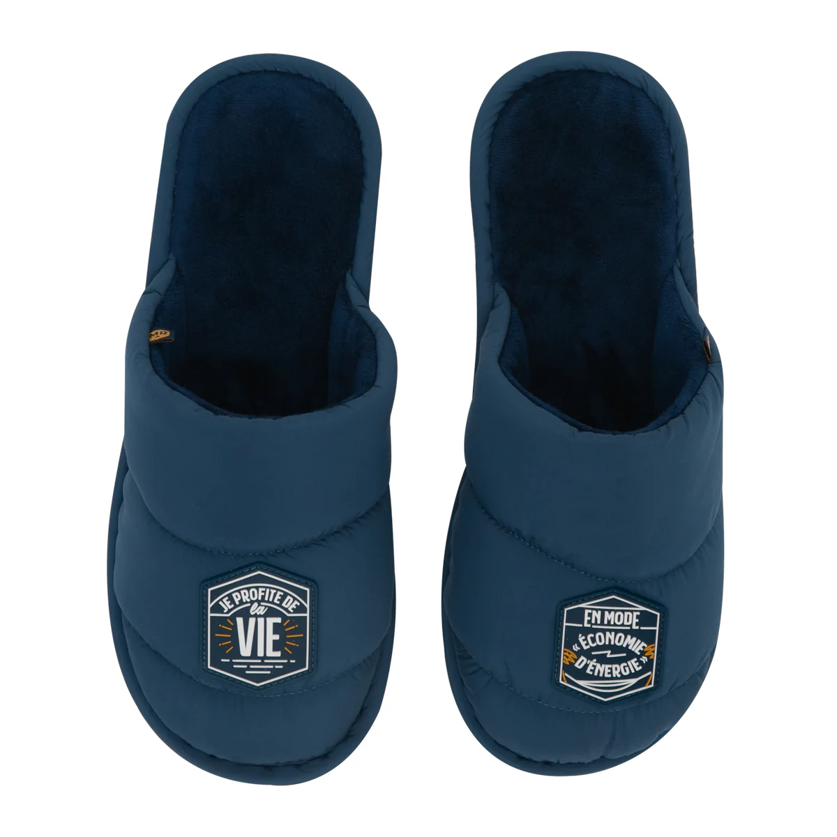 Chaussons T 40-43 - Je profite de la vie en mode « économie d'énergie » - Image 2