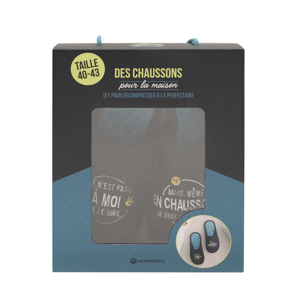 Chaussons T 40-43 - Même en chaussons, je suis irrésitible - Image 3