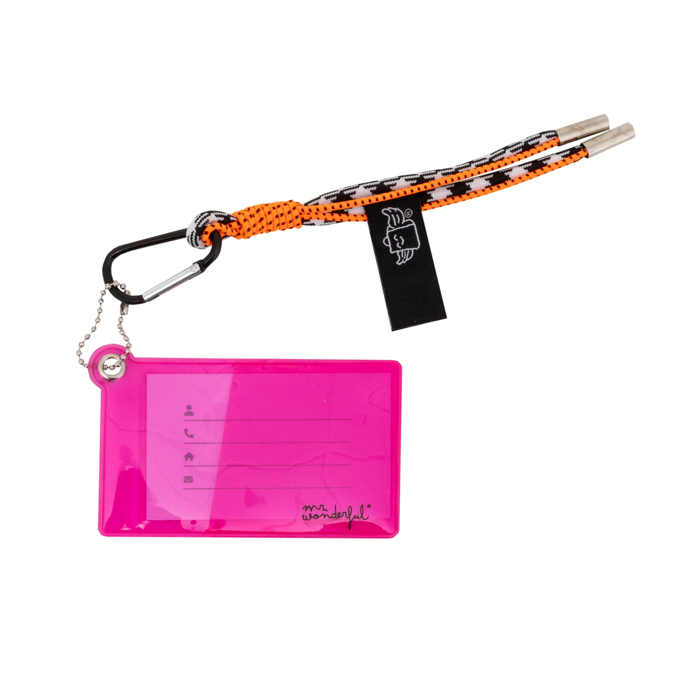 Clip-on backpack accessory - Fuchsia - Image 2