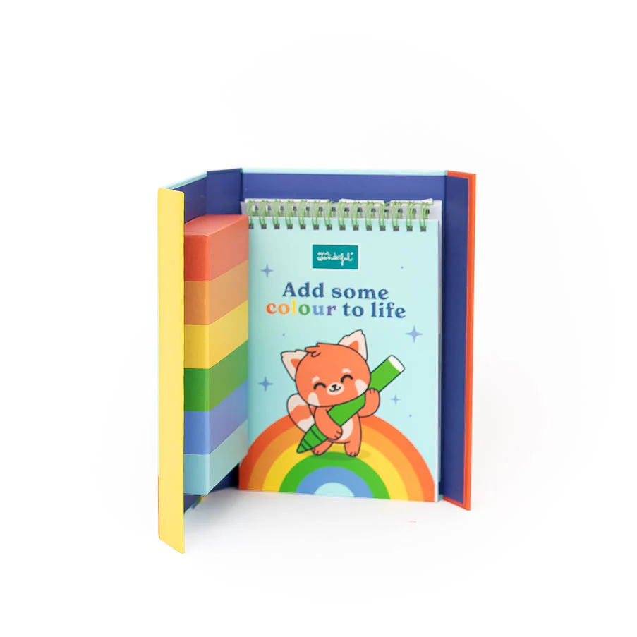Libro para colorear + rotuladores de colores + pegatinas - Add some colour to life - Image 4