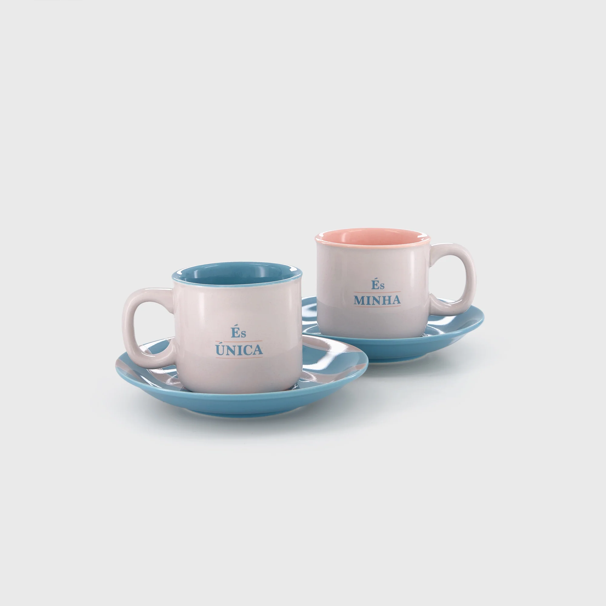Conjunto de 2 chávenas de espresso - És única. És minha - Image 2
