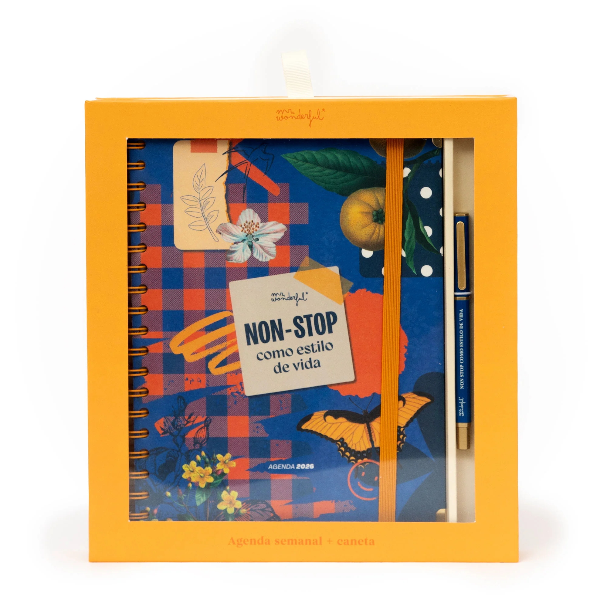 Conjunto de Agenda Office 2026 Semanal Grande + Caneta - Non stop como estilo de vida - Image 2