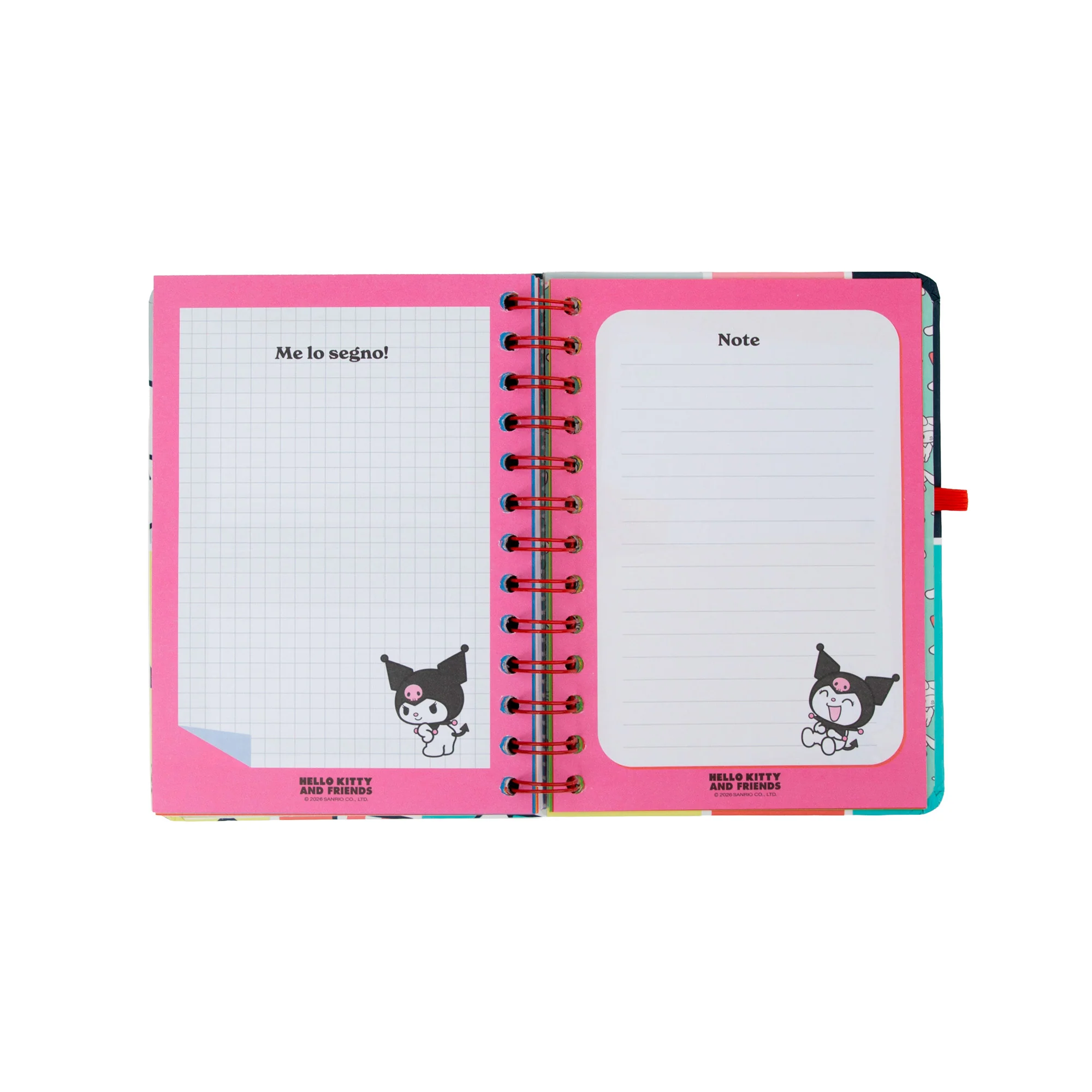 Diario 2026-27 piccolo Hello Kitty&Friends Settimanale + 3 Bo-Bo - Siamo la squadra migliore - Image 10