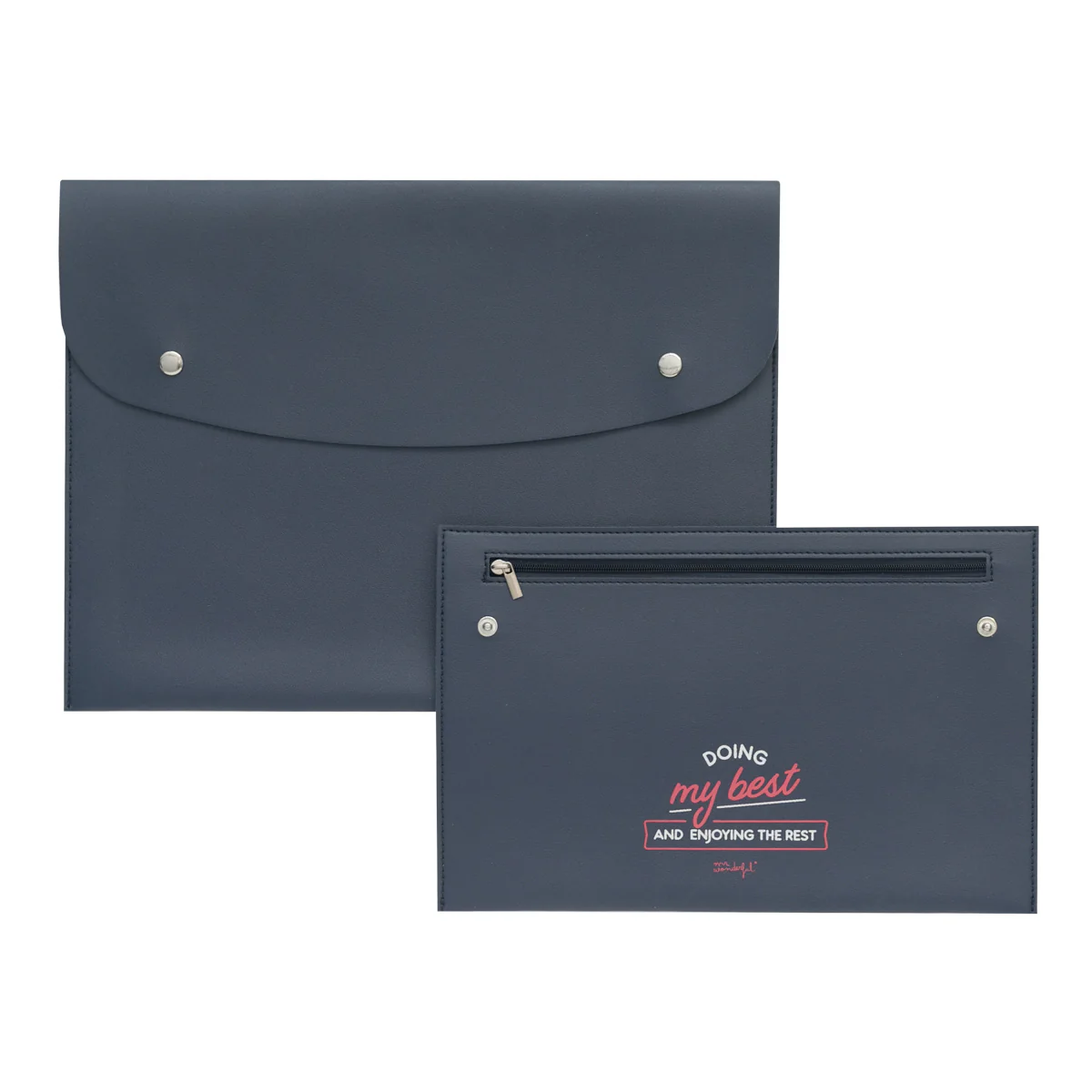 Double popper wallet – Doing my best and enjoying the rest - Image 3