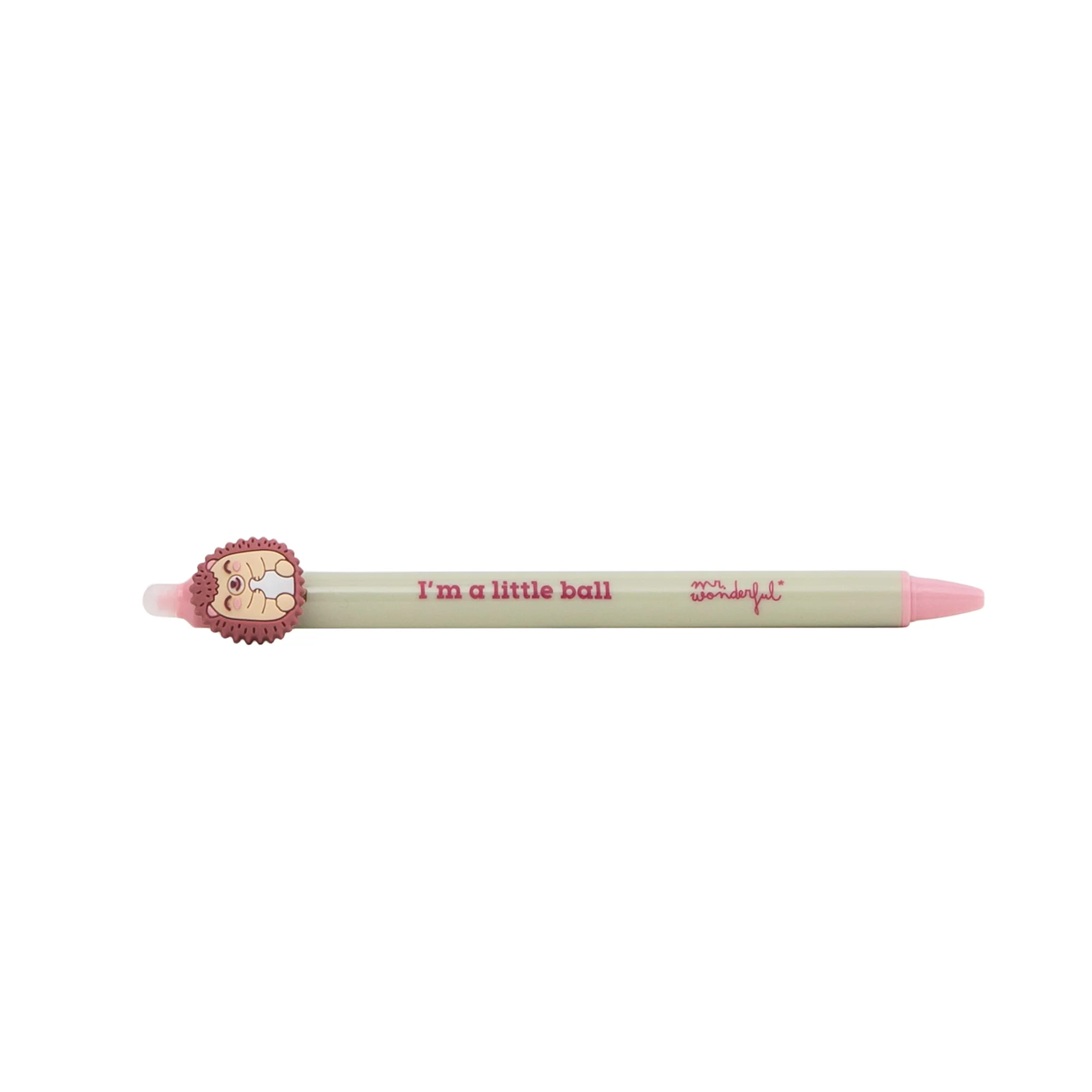 Boli borrable con colgante de erizo - I’m a little ball