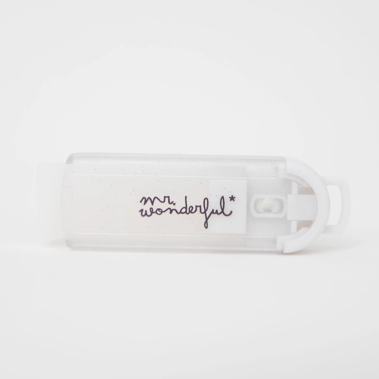 Goma de borrar con funda dosificadora - Glitter blanco - Image 4