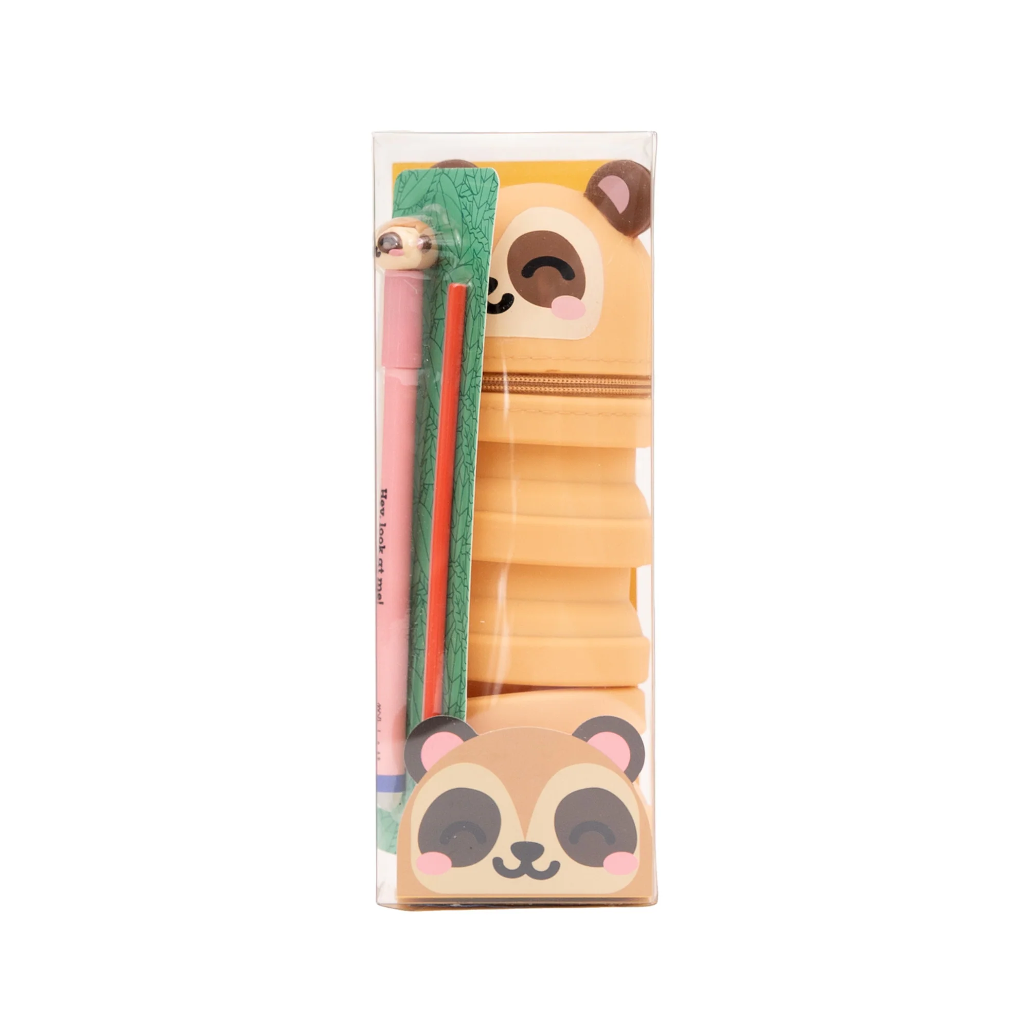 Estuche de silicona extensible + boli borrable Bo-Bo + recambio de tinta - Suricata
