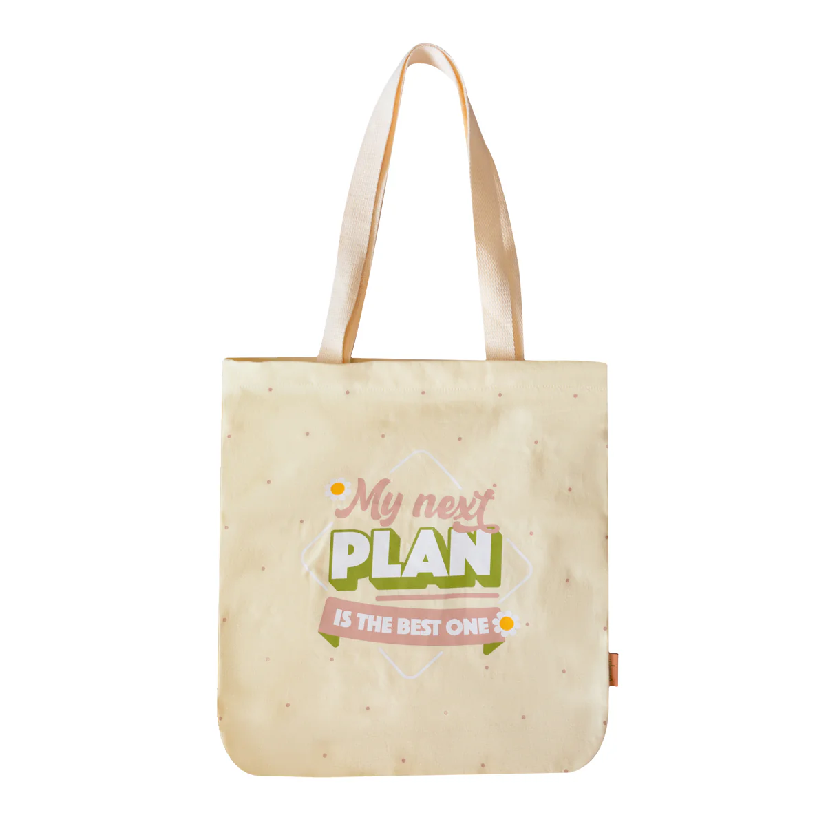 Bolsa de tela tote bag - My next plan is the best one