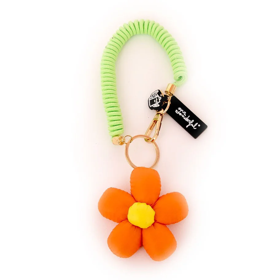 Llavero flor - Naranja - Image 3