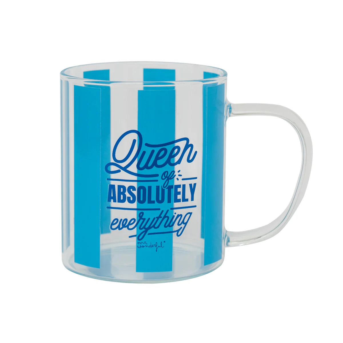 Glass mug - Queen of absolutely everything - Image 2