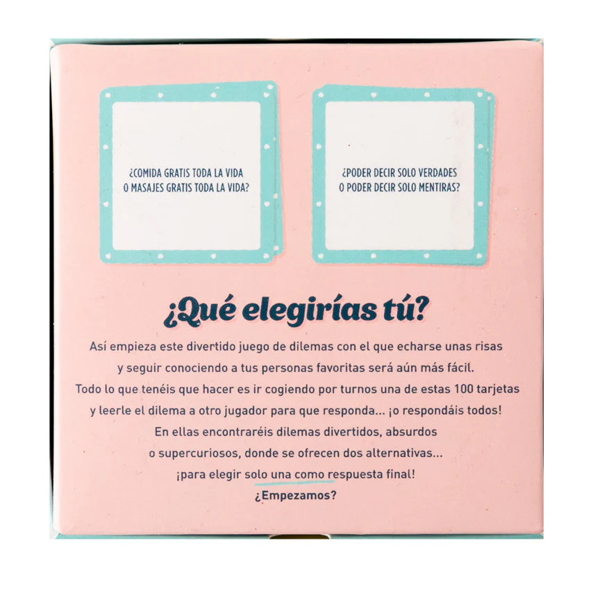 Juego de cartas - 100 dilemas superdifíciles de responder - Image 4