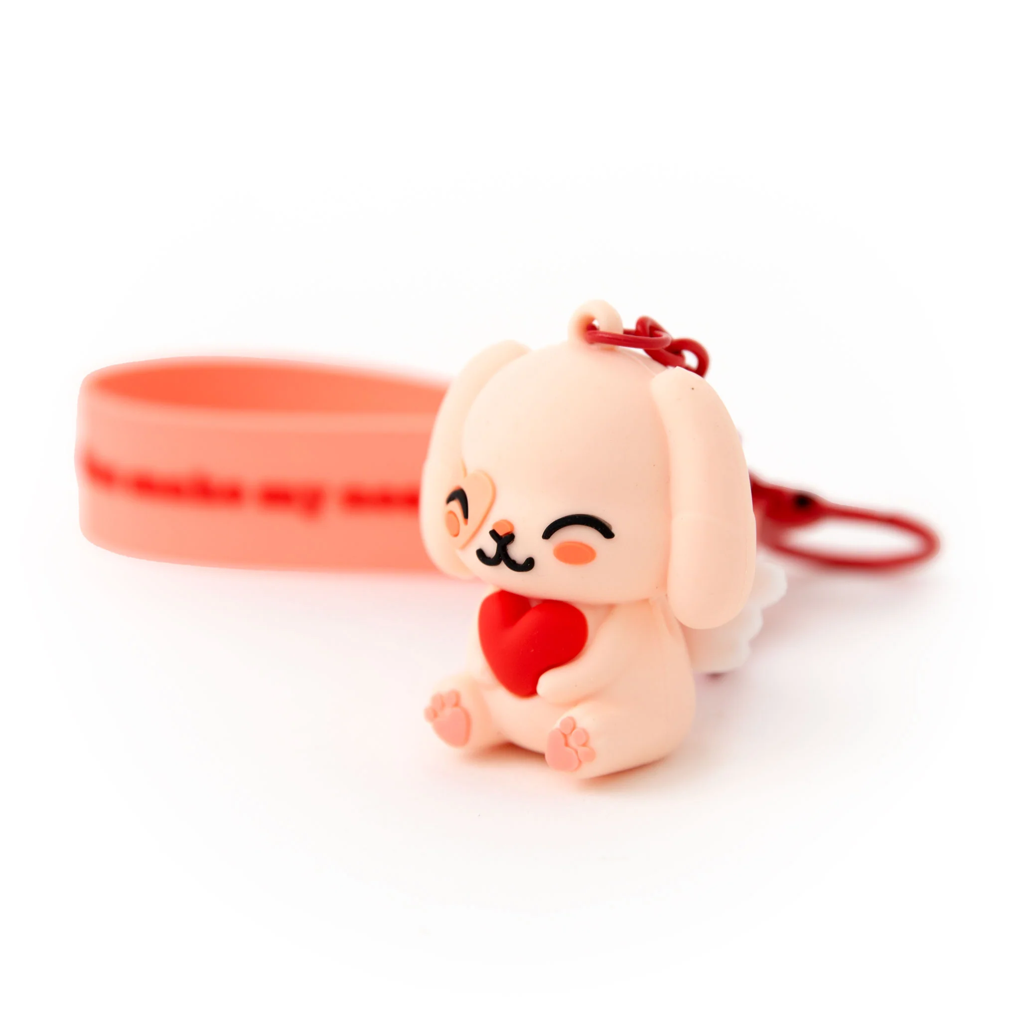 Llavero con charms Conejito Cupido - You make my nose twitch - Image 4