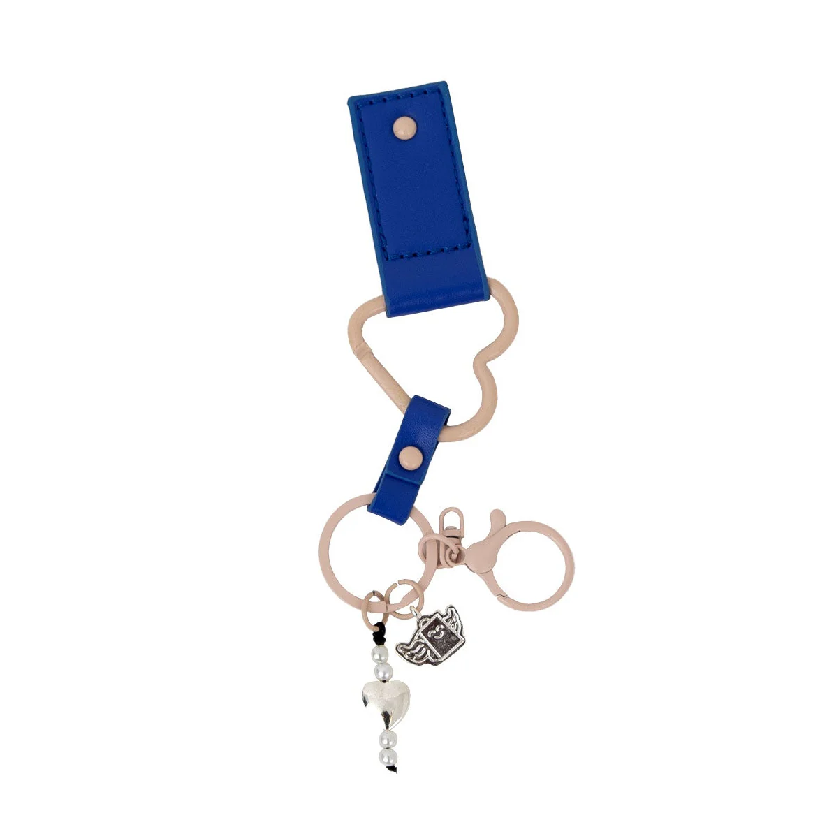 Llavero con charms - Azul eléctrico - Image 2