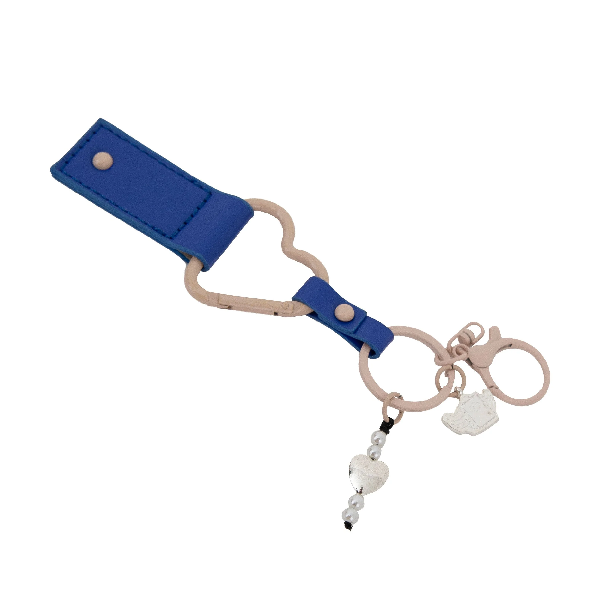 Llavero con charms - Azul eléctrico - Image 5