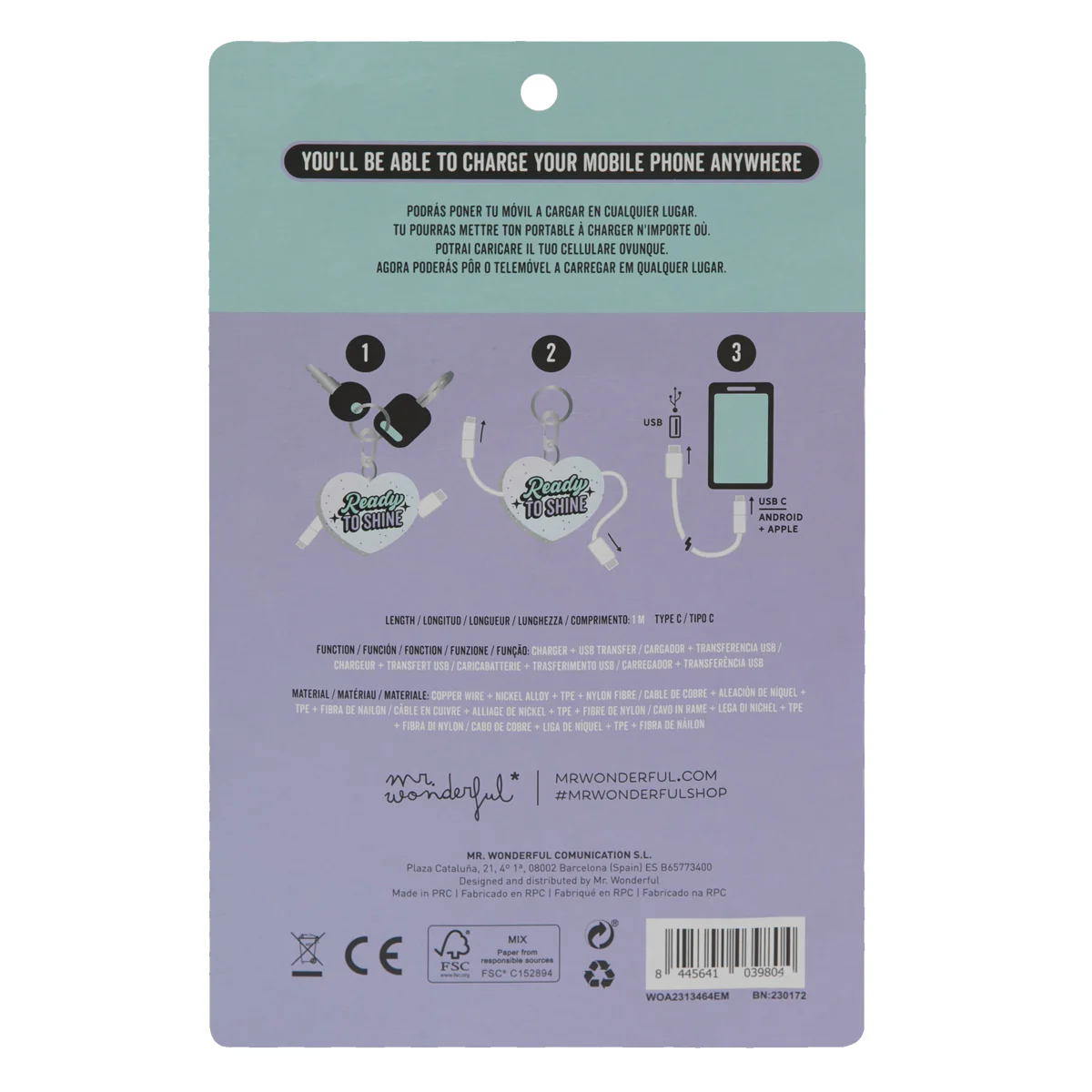 Keyring with phone charger - Ready to shine - Image 5