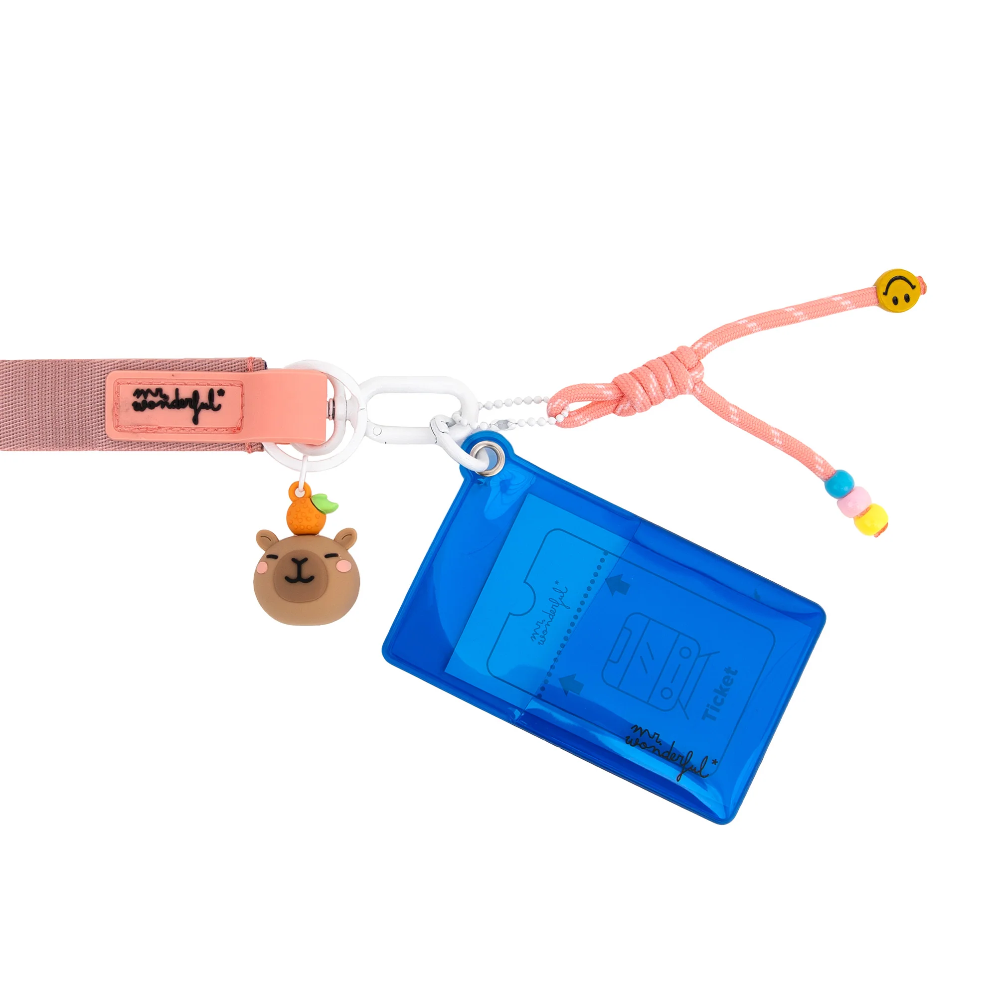 Cinta lanyard con tarjetero - Capibara - Image 3