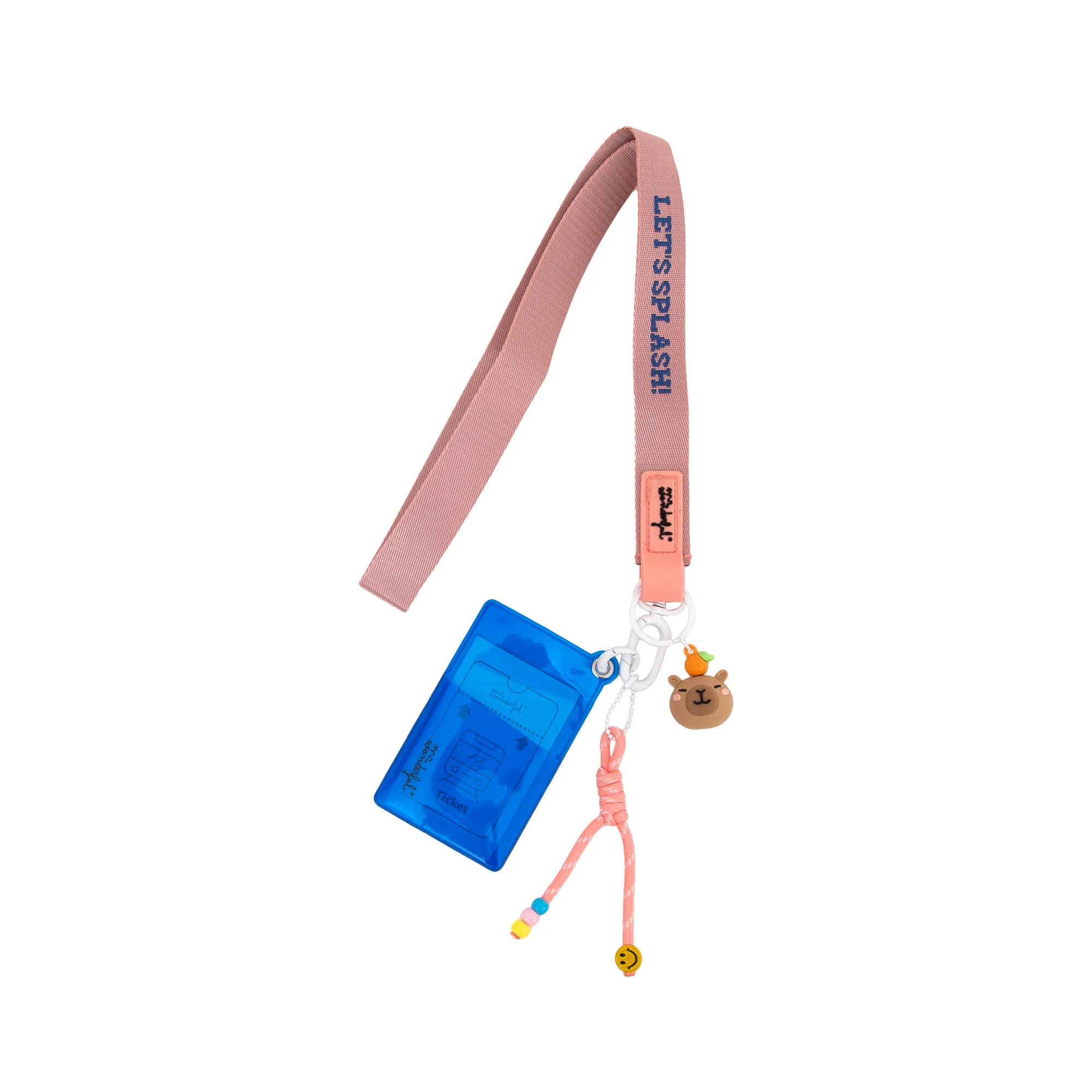 Cinta lanyard con tarjetero - Capibara - Image 4
