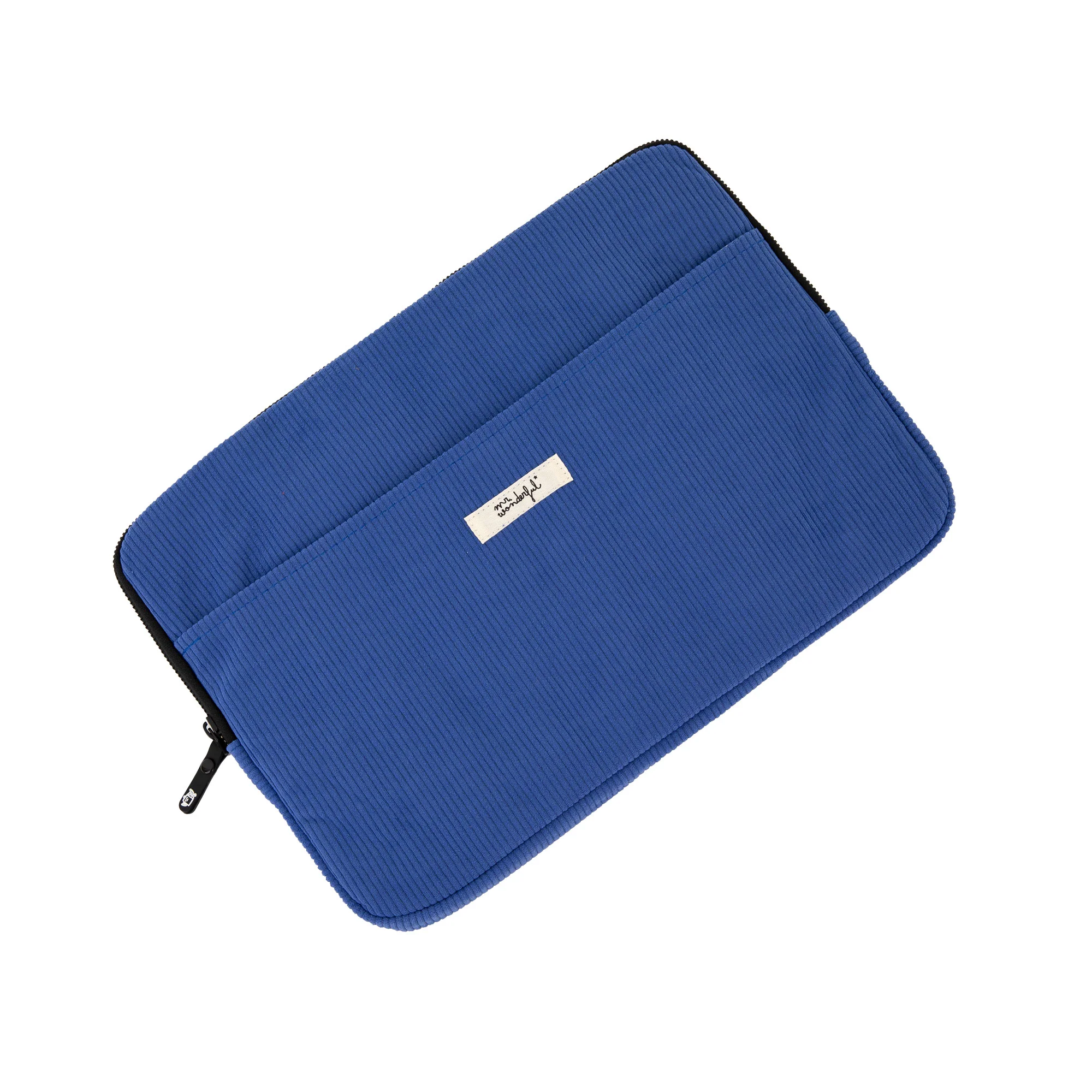 Funda de portátil 13-14" - Pana azul - Image 3