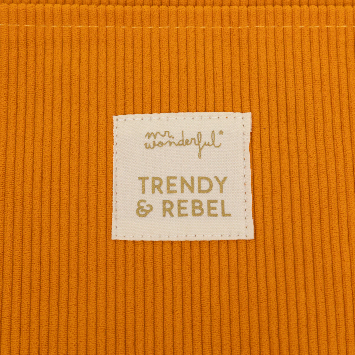 Funda de portátil 13-14" pana mostaza - Trendy & rebel - Image 2