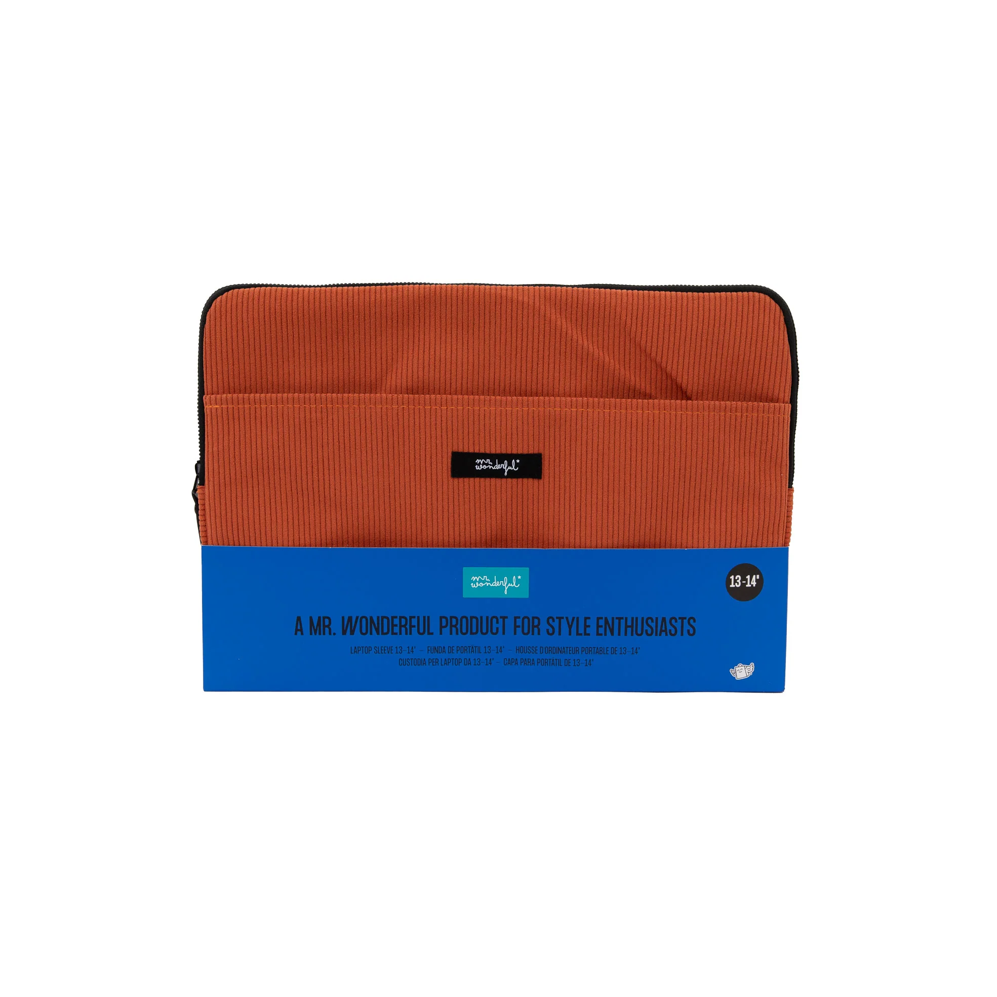 Funda de portátil 13-14" - Pana terracota - Image 5