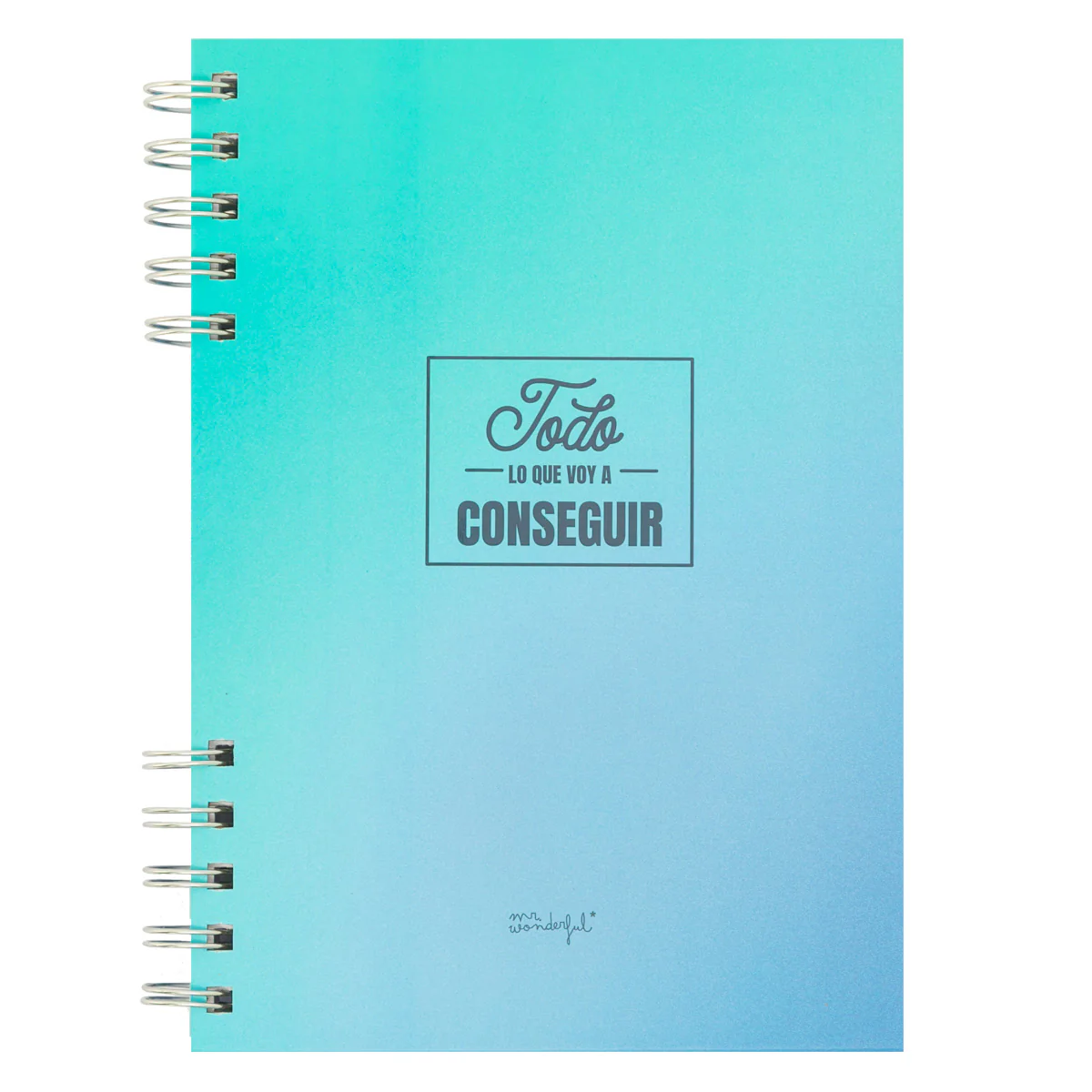 Libreta A5 azul - Todo lo que voy a conseguir - Image 2