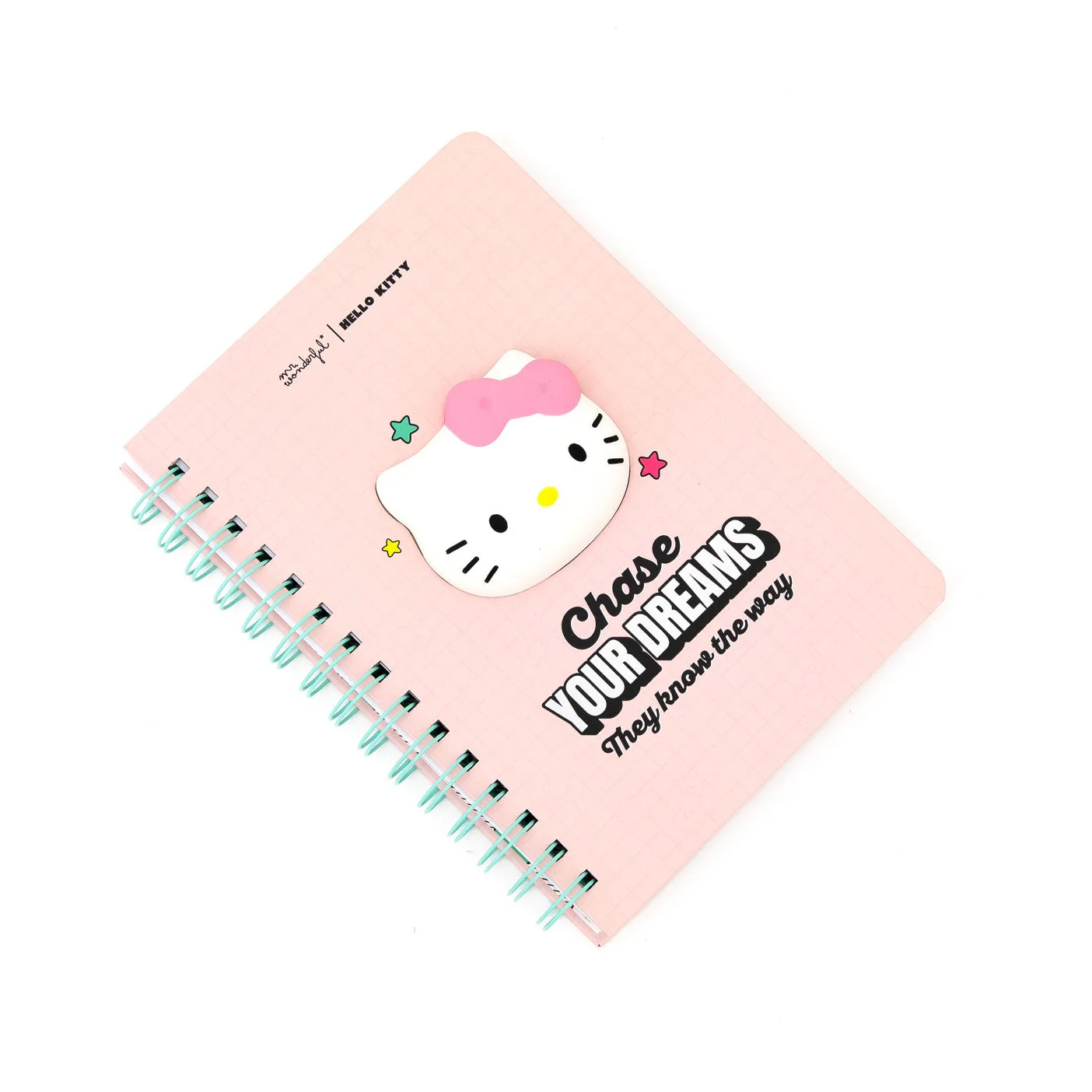 Libreta A5 con squishy Hello Kitty - Chase your dreams, they know the way - Image 3