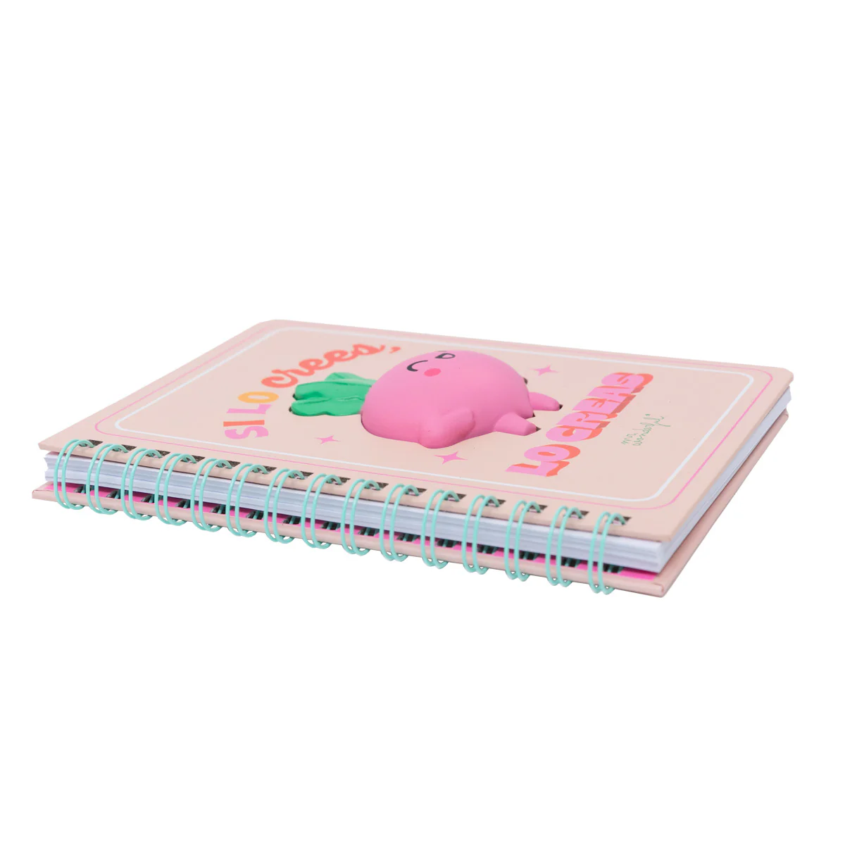 Libreta A5 con squishy Remolacha - Si lo crees, lo creas - Image 4