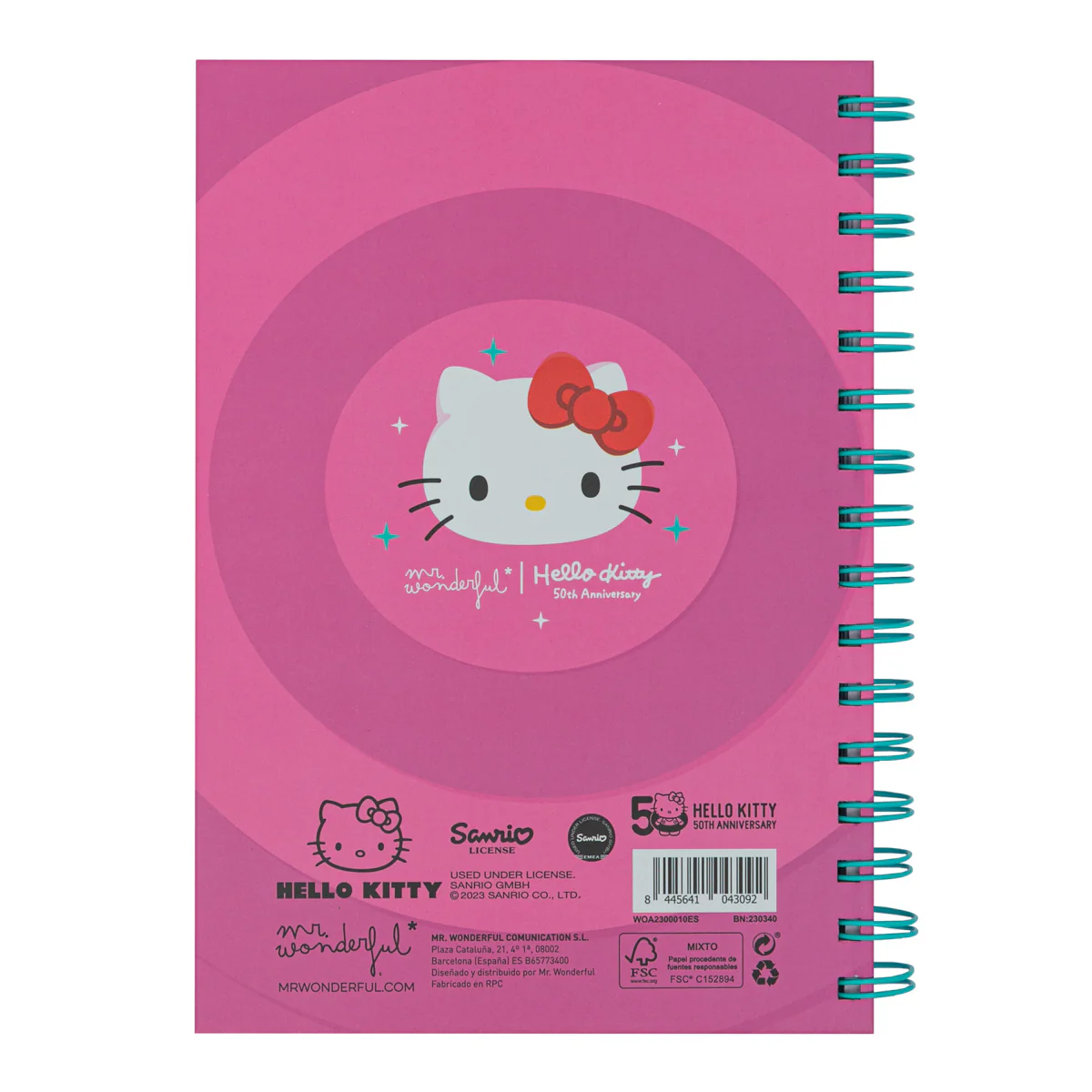 Libreta A5 Hello Kitty x Mr. Wonderful - Nunca dejes de soñar - Image 4