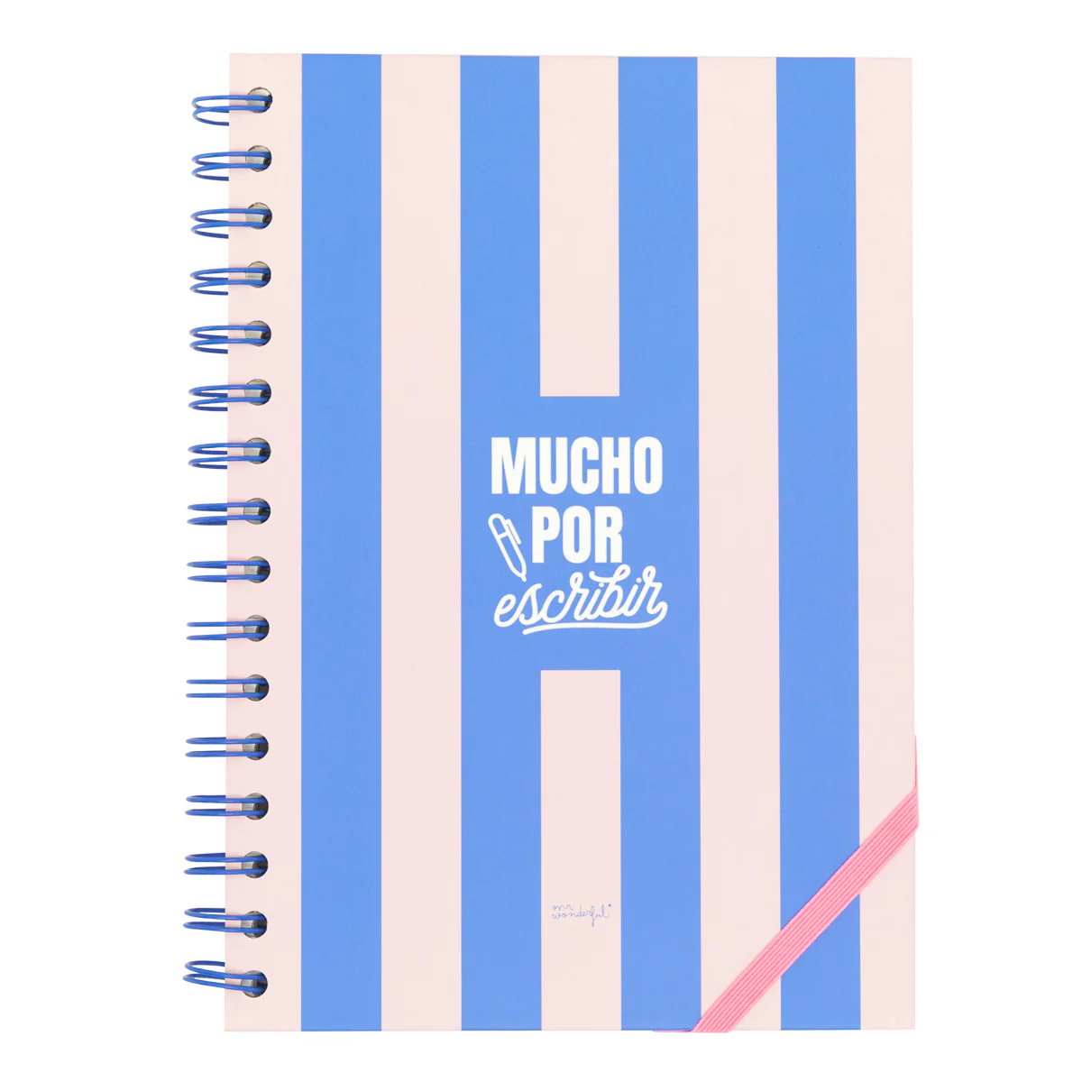 Libreta A5 rosa - Mucho por escribir