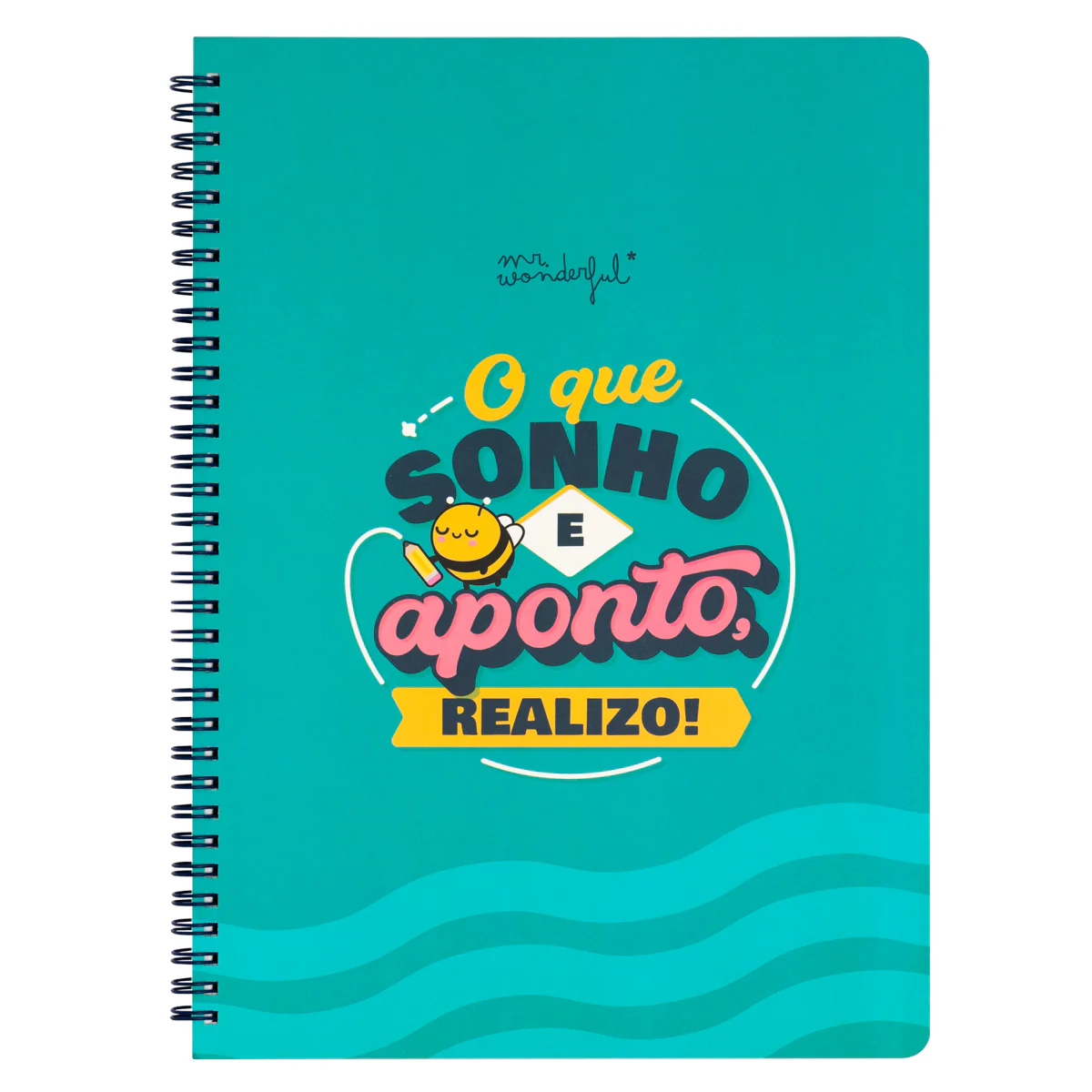 Lined A5 notebook - Dream big and bring your best ideas to life.