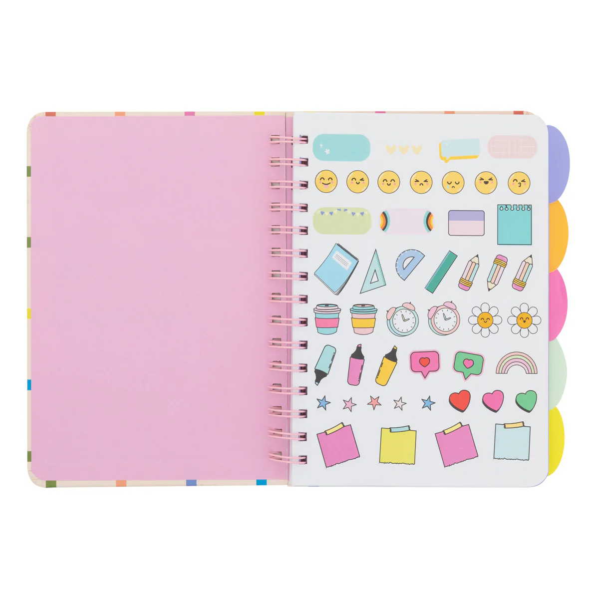 Caderno A5 pautado com divisores - Dreaming, creating, shining - Image 2
