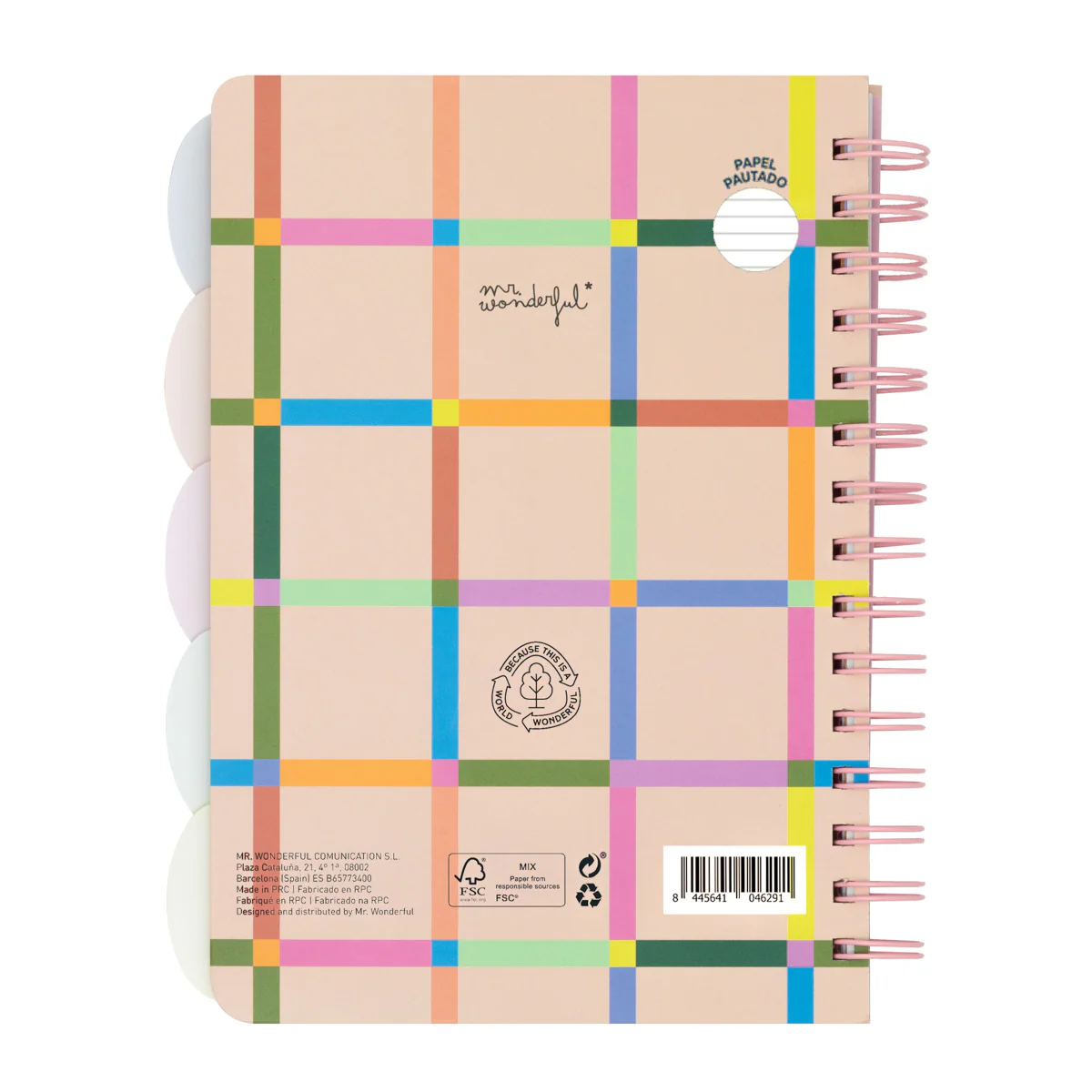 Caderno A5 pautado com divisores - Dreaming, creating, shining - Image 4