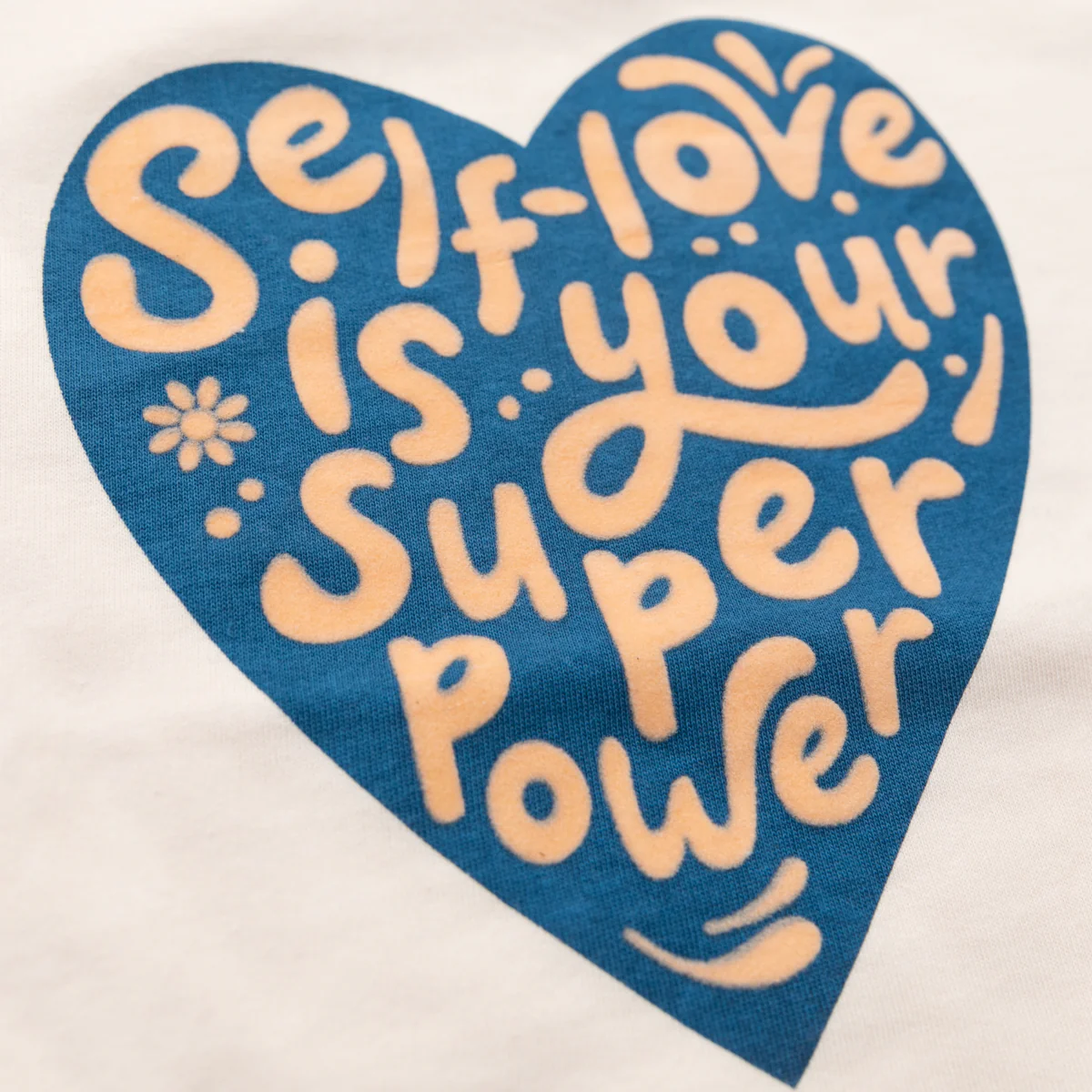 Long sleeves hoodie blue - Self-love is your superpower - Image 2