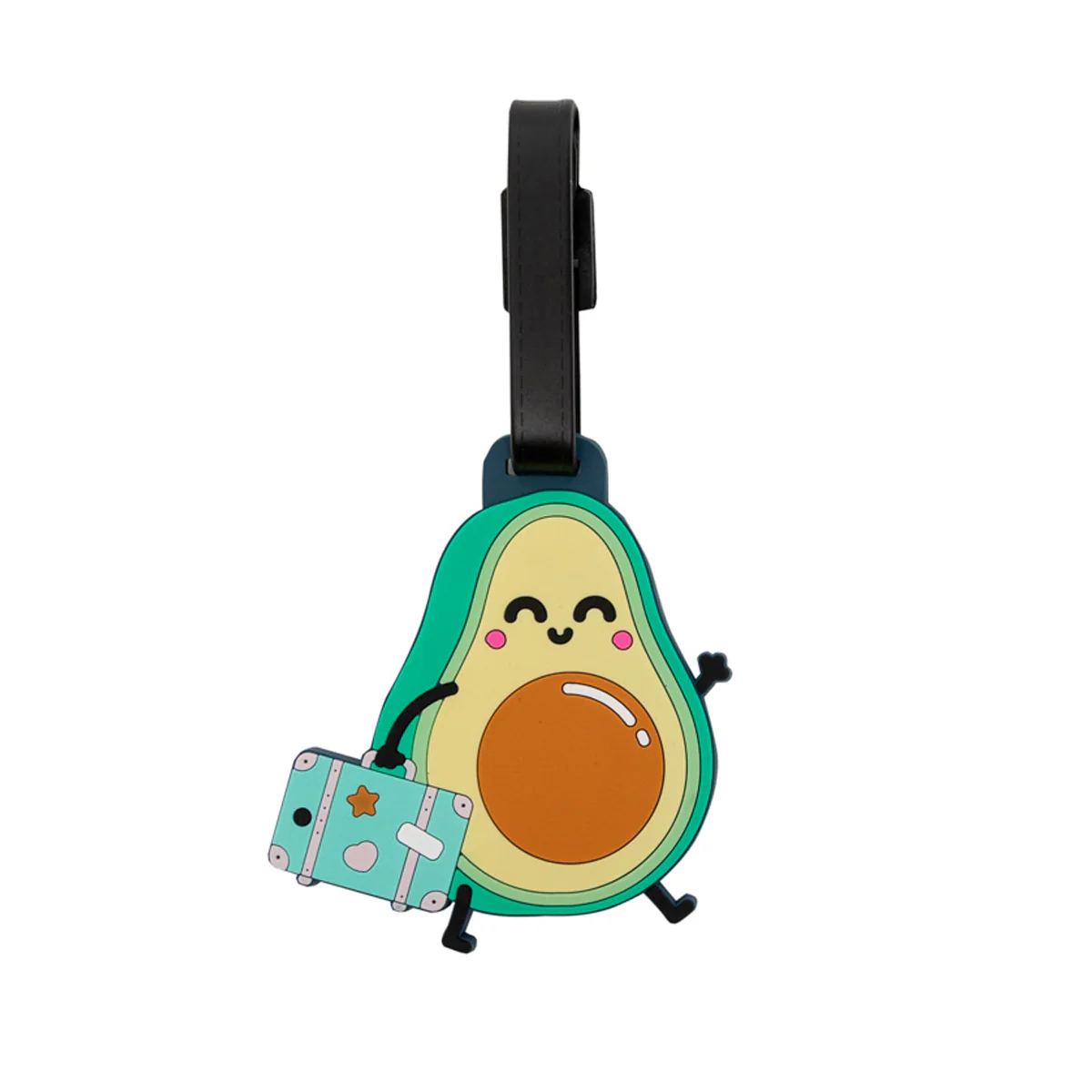 Luggage tag + sticker set - Avocado. - Image 4