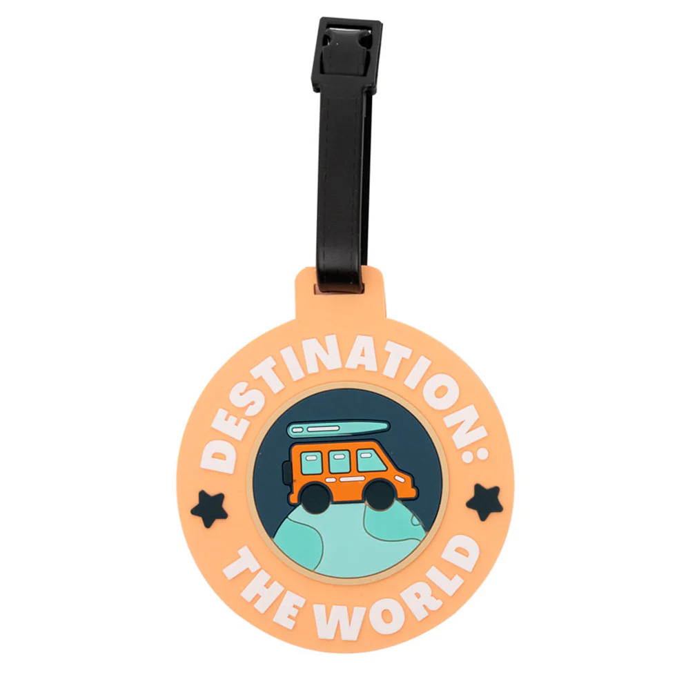 Set de identificador de maleta + pegatinas - Destination: the world - Image 2