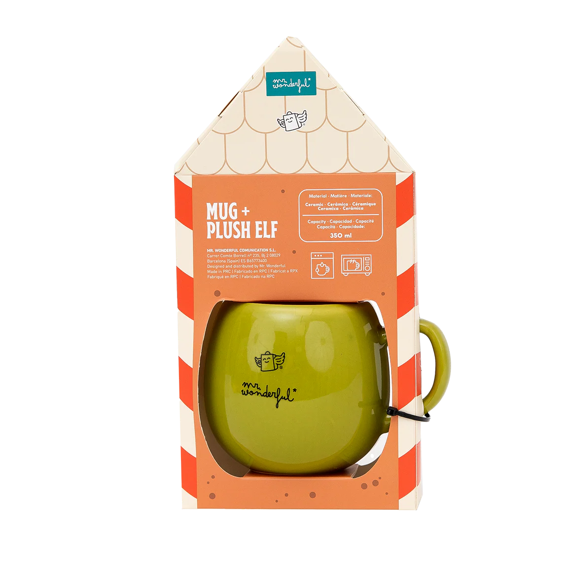 Set de taza y elfo de peluche - Image 6