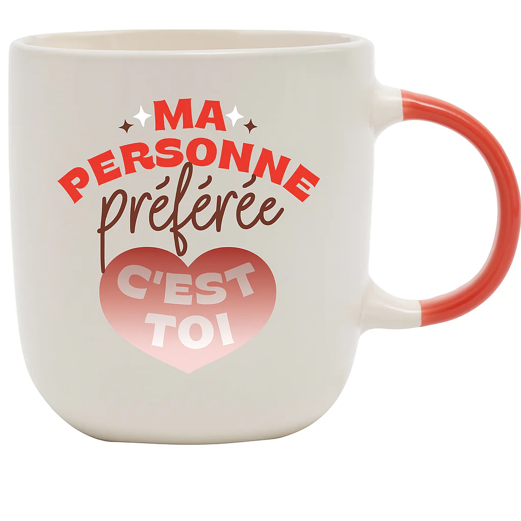 Mug avec message surprise - Ma personne préférée... c'est toi - Image 3