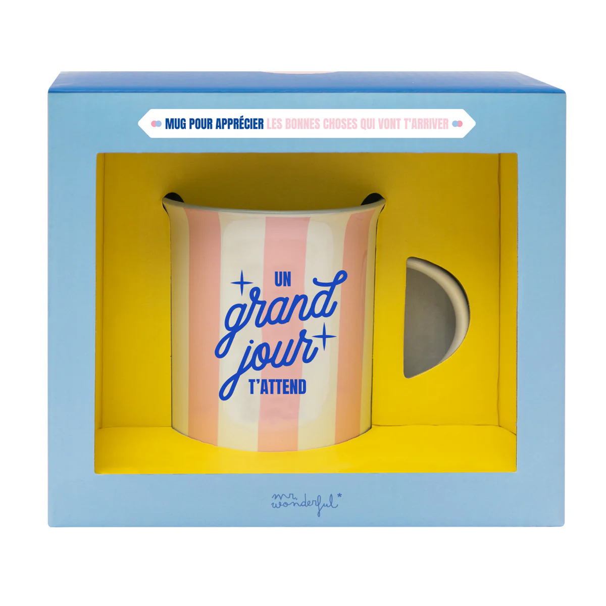 Mug rose - Un grand jour t'attend - Image 4