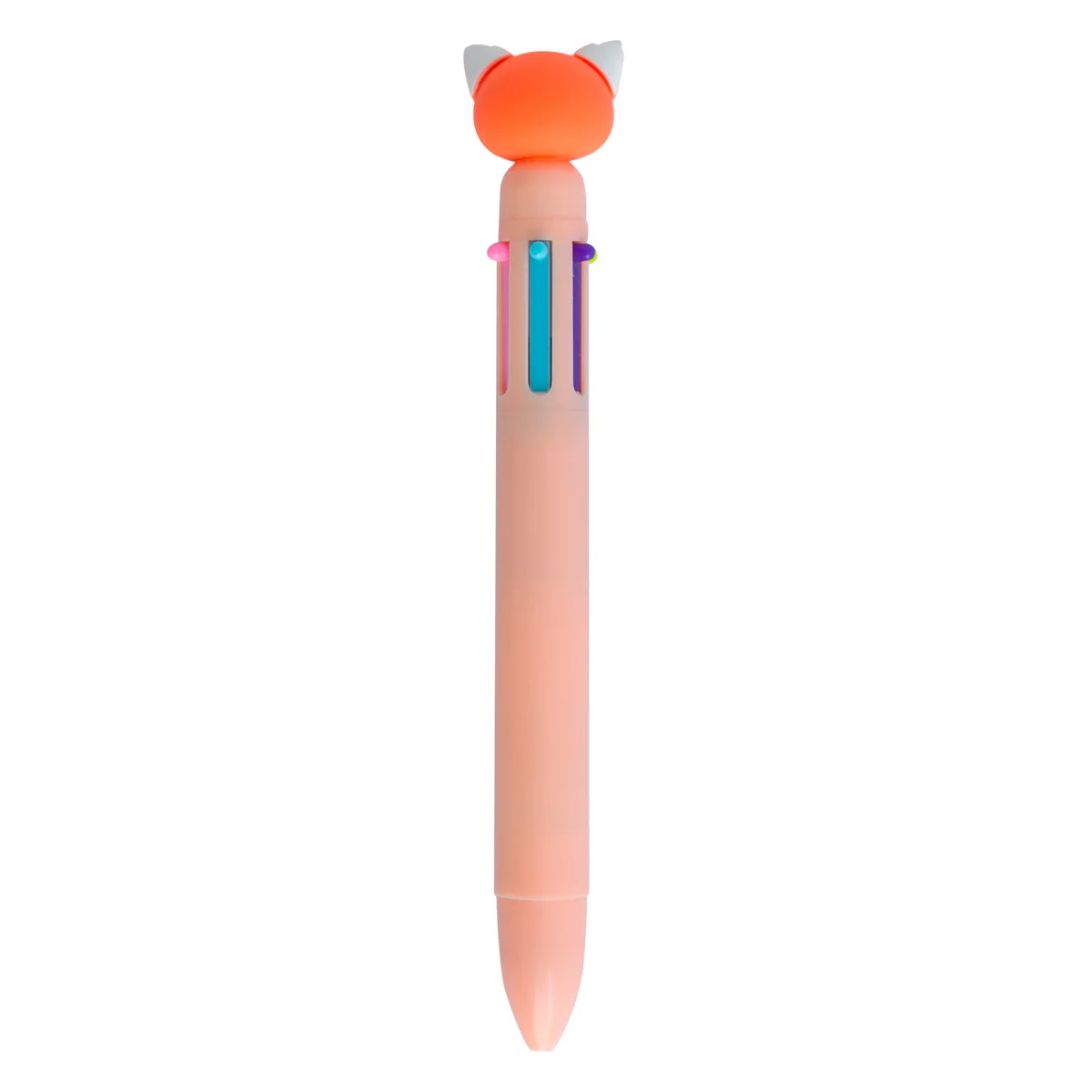 Multi-coloured pen to note down epic plans - Panda pink