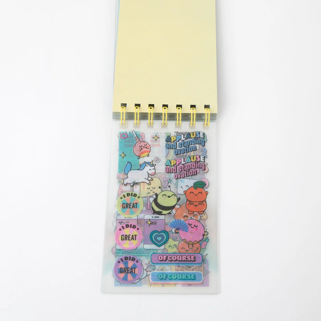 Bloc de pegatinas transparentes - All the good stuff rubs off - Image 4