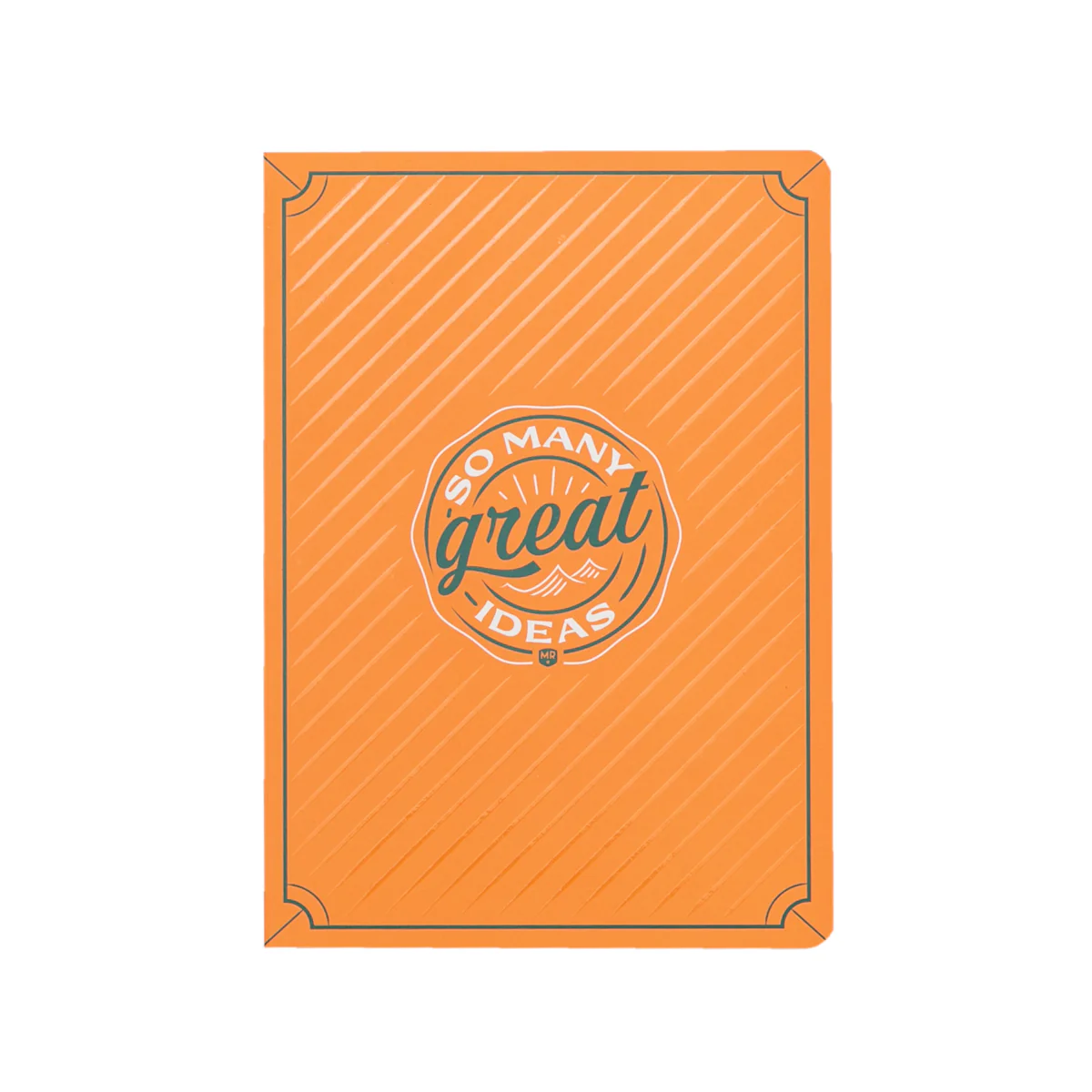 Orange A5 notebook - So many great ideas