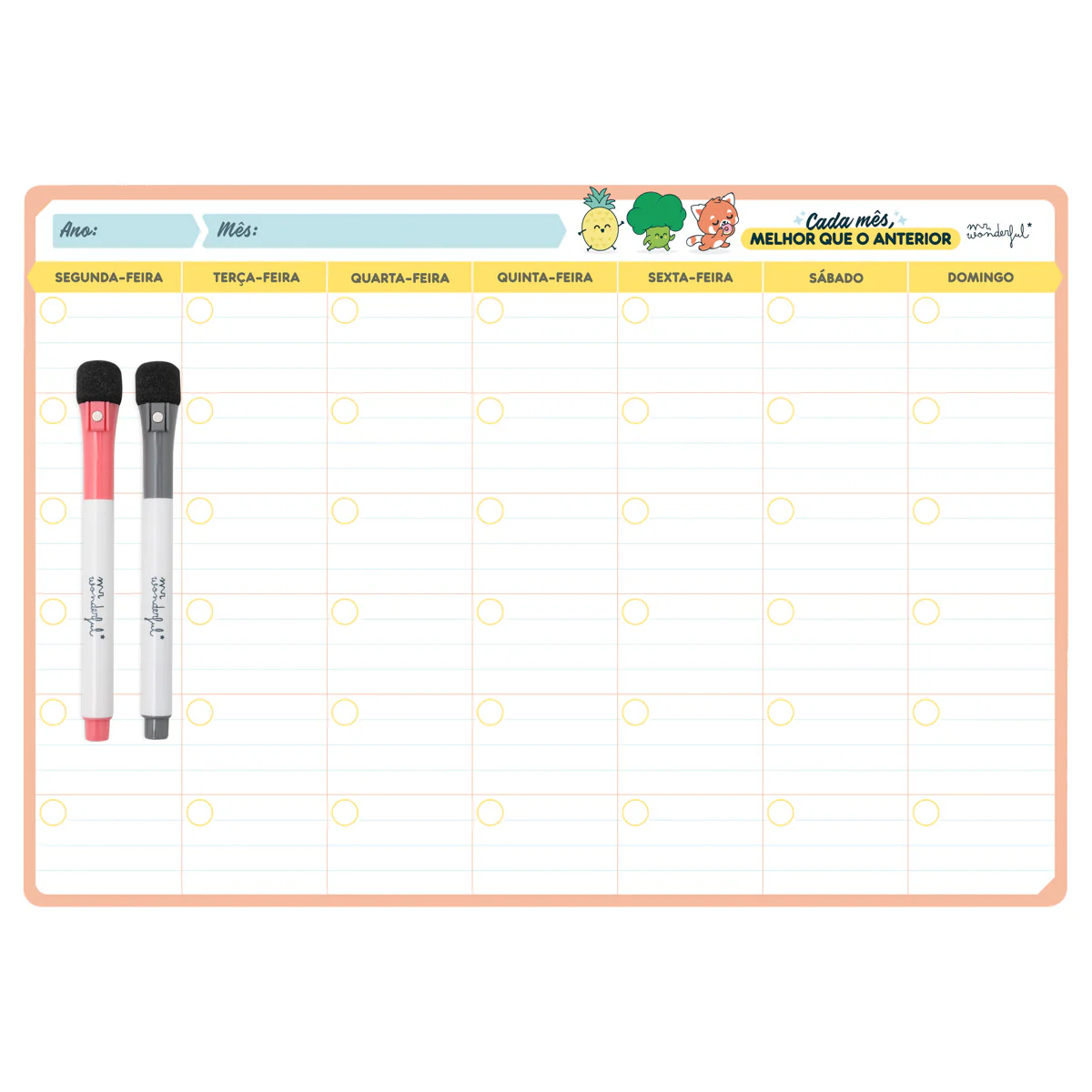 Organizador mensal de quadro branco magnético - Cada mês, melhor que o anterior. - Image 11
