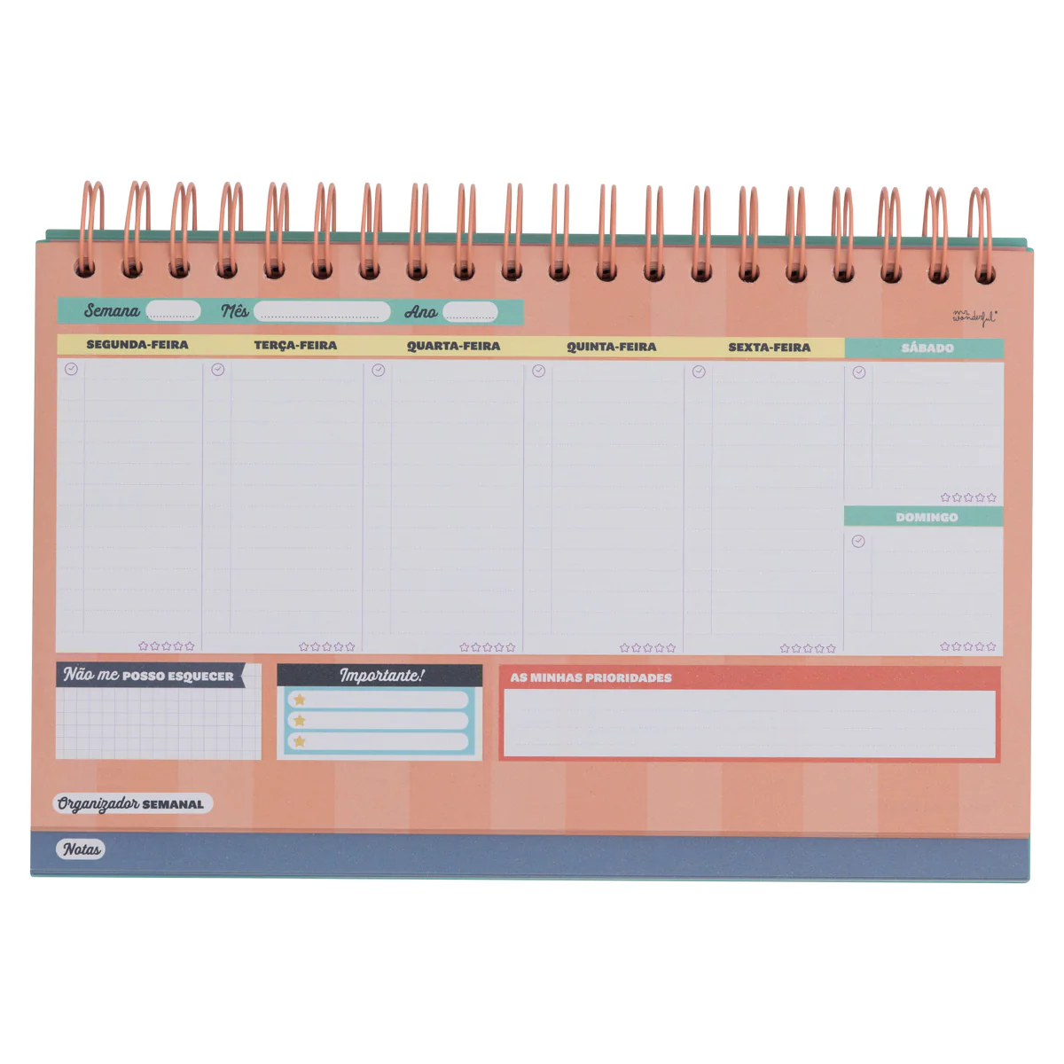 Organizador semanal e mensal - Começo e é já. Sei que vou lá chegar! - Image 4