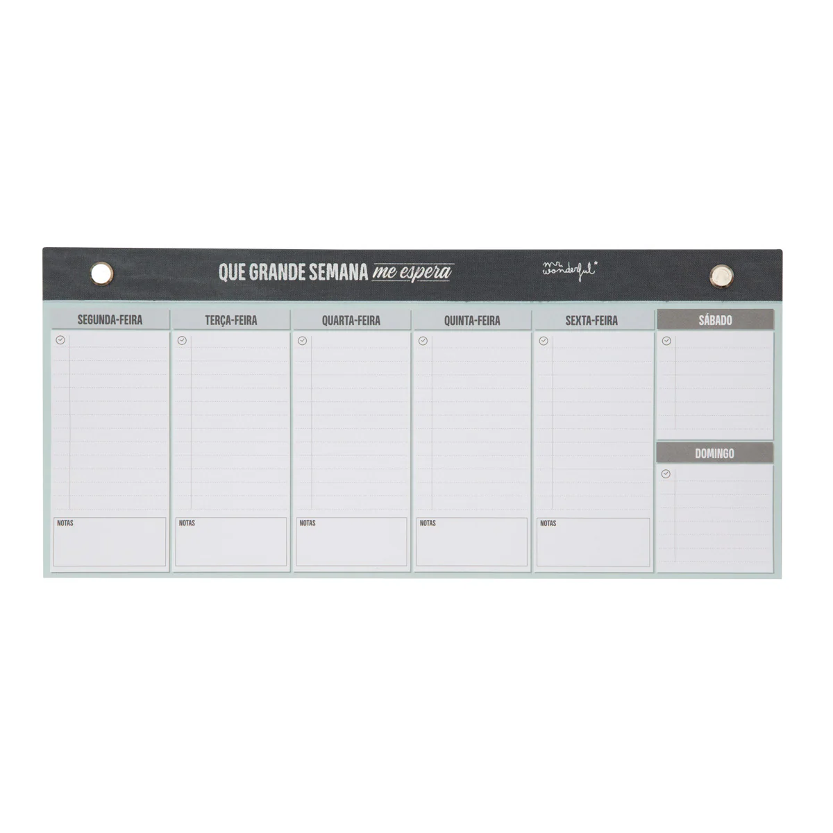 Organizador semanal estreito - Que grande semana me espera - Image 6