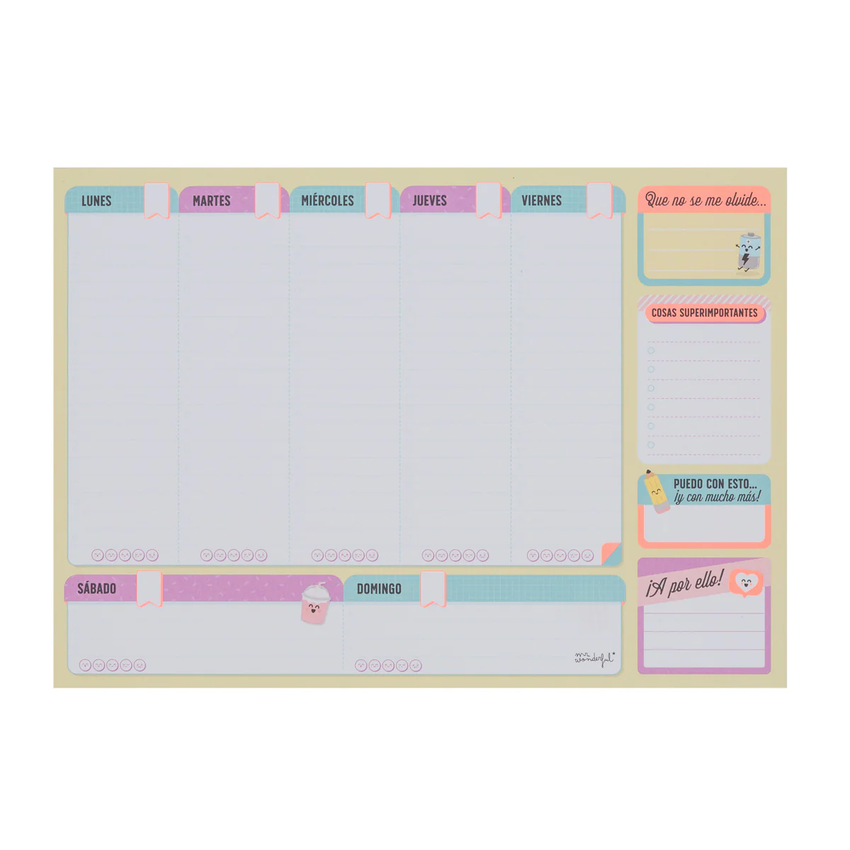 Organizador semanal para lograr todo lo que te hace soñar - Image 3