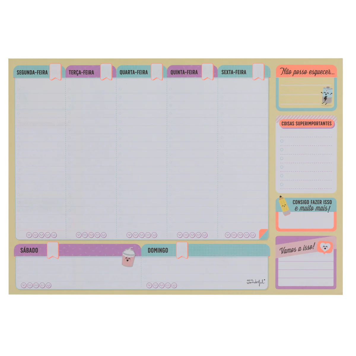 Organizador semanal para realizares todos os teus sonhos - Image 3