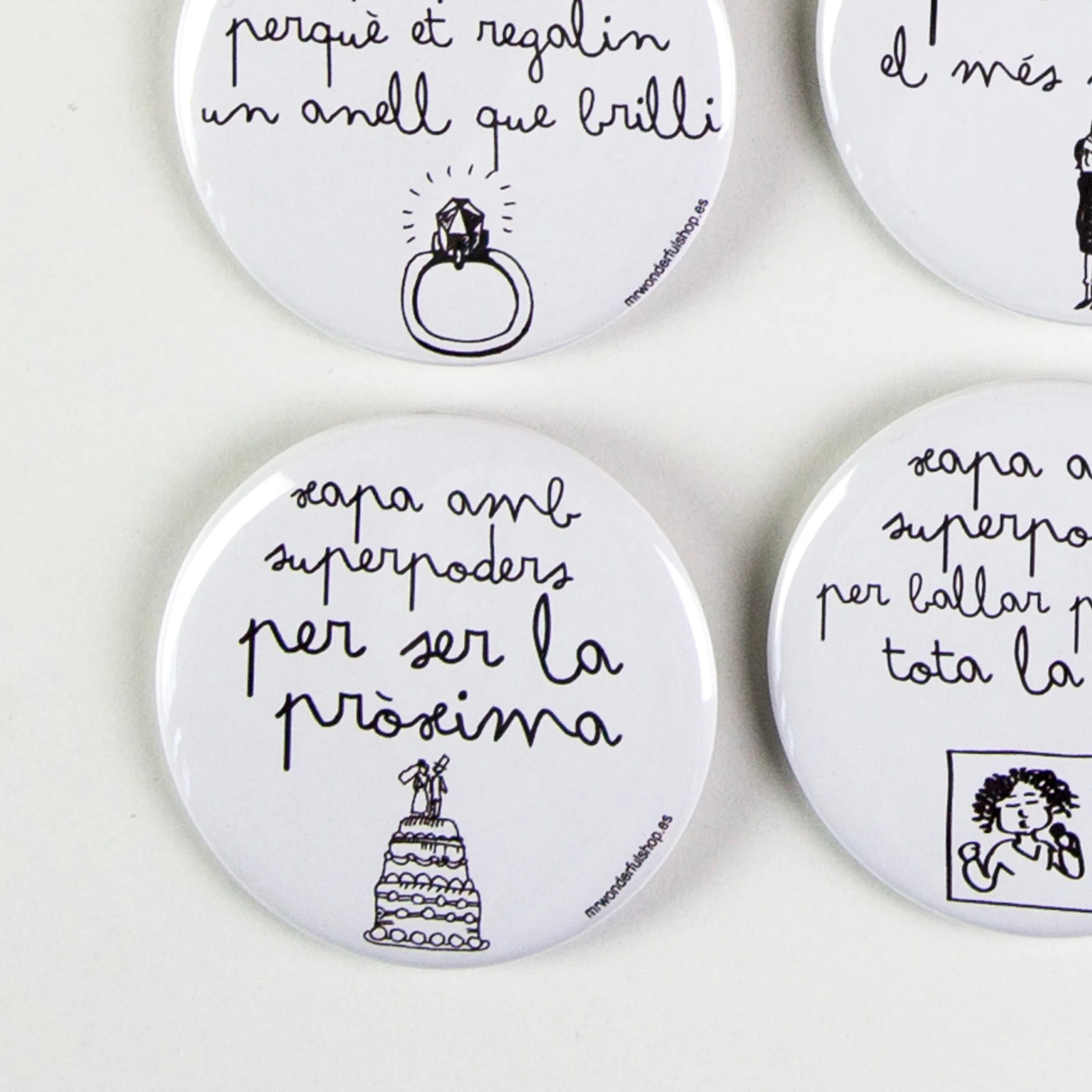 Pack 20 xapes brillo byn Superpoders casaments CAT - Image 7