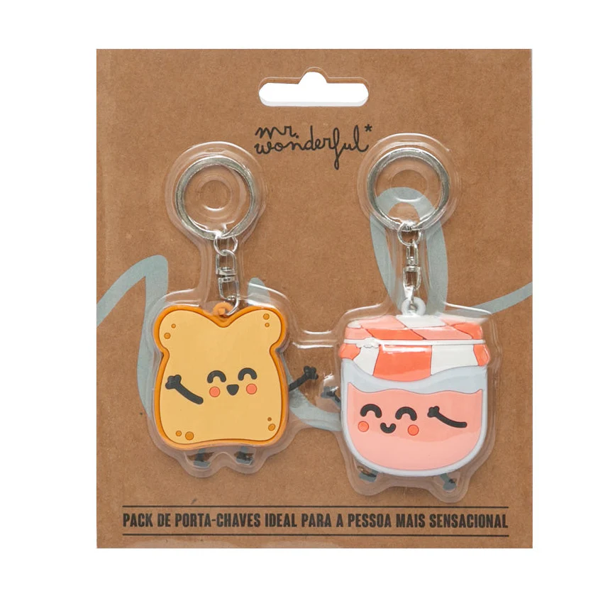 Conjunto de 2 porta-chaves - Torrada e doce - Image 3